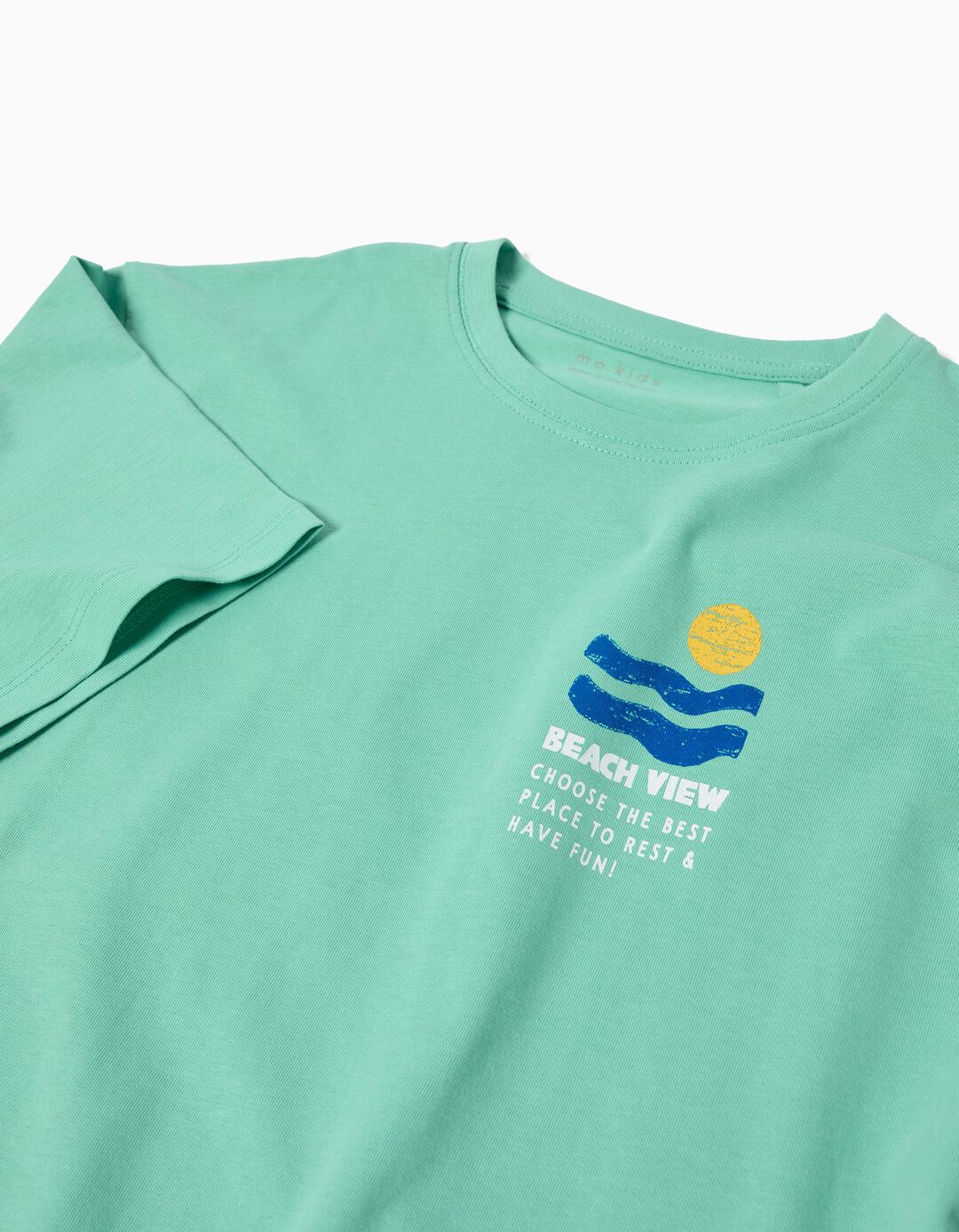 T-shirt, Menino, Verde Claro 