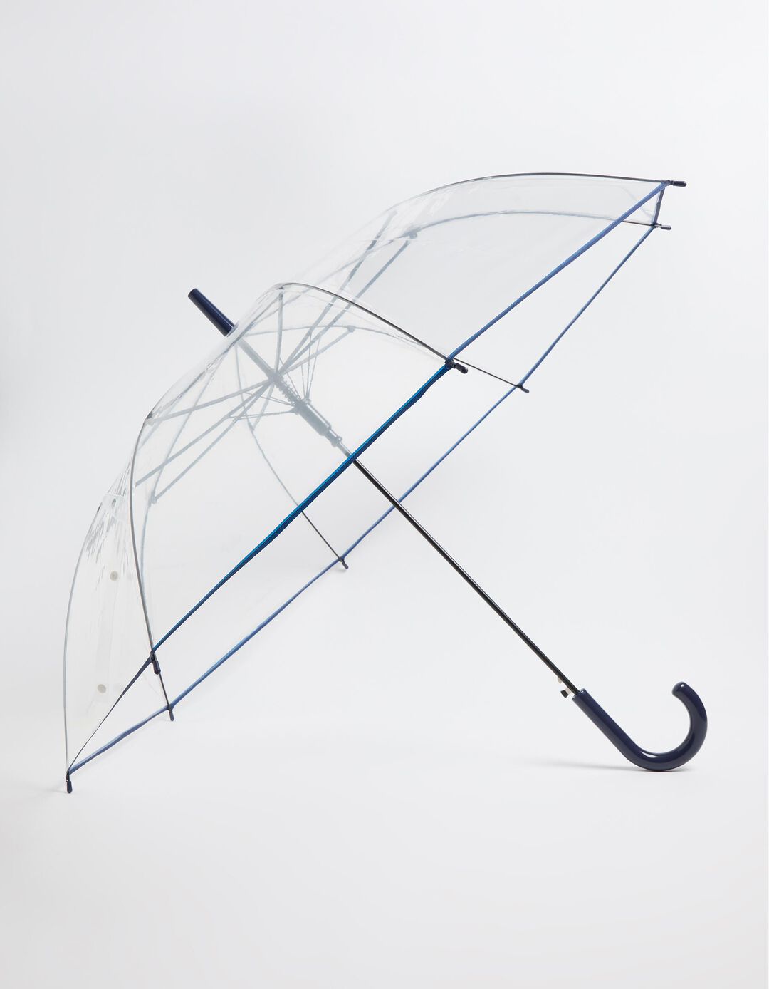 Guarda-Chuva Transparente, Mulher, Azul