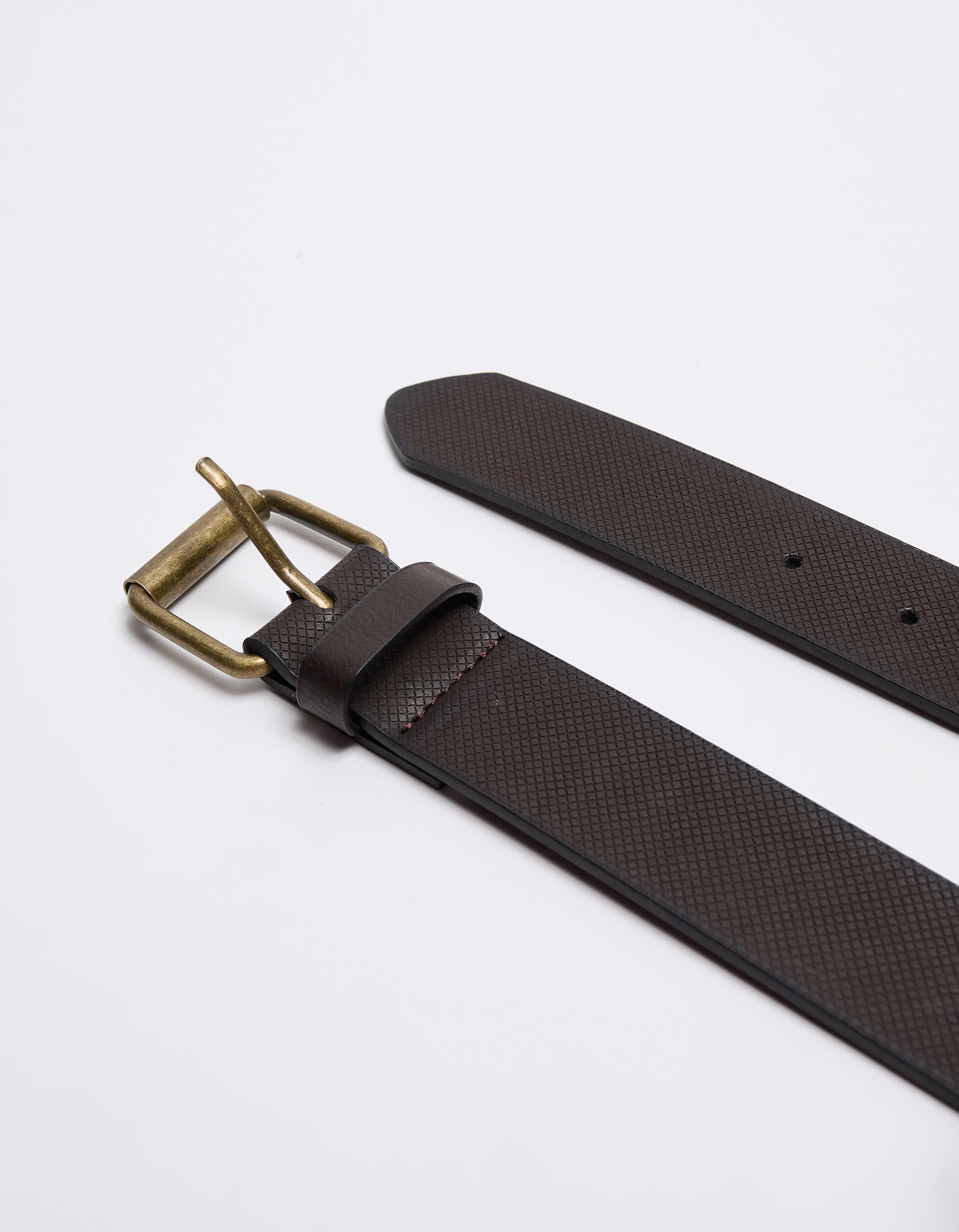 Comprar Online Cinto Relevo, Homem, Castanho