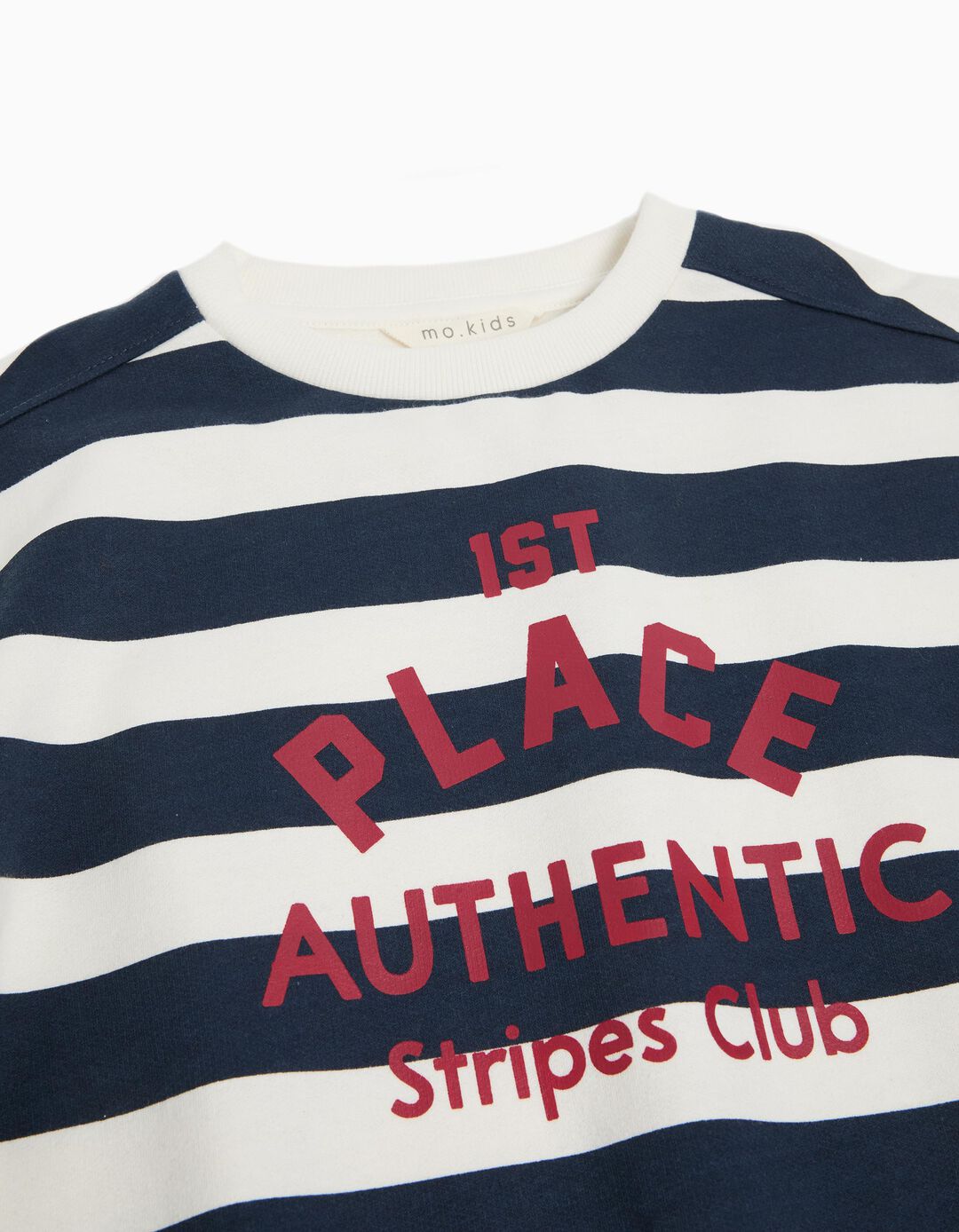 Sweatshirt Riscas, Menino, Azul Escuro 