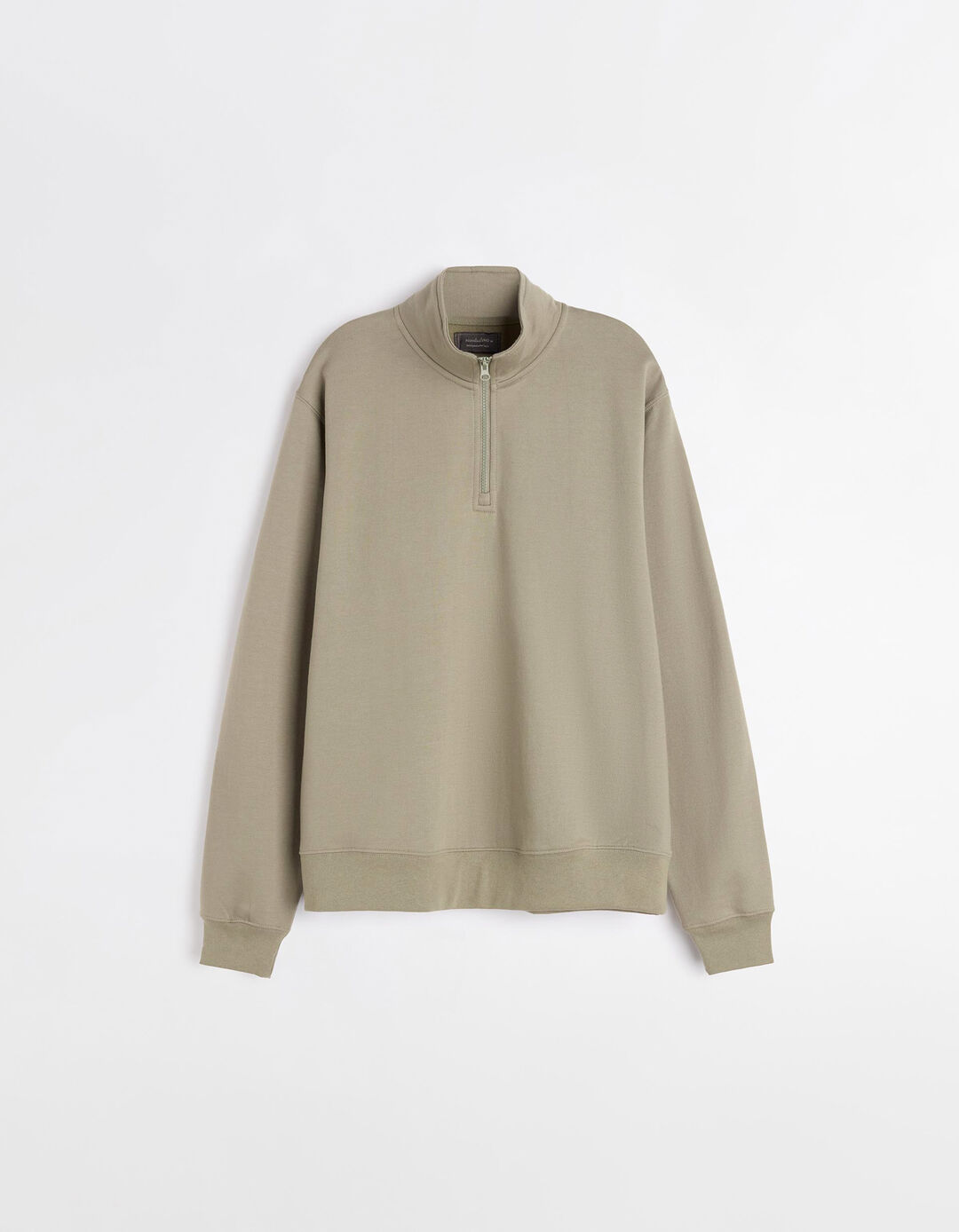 Sweatshirt Fecho de Correr, Homem, Verde Escuro
