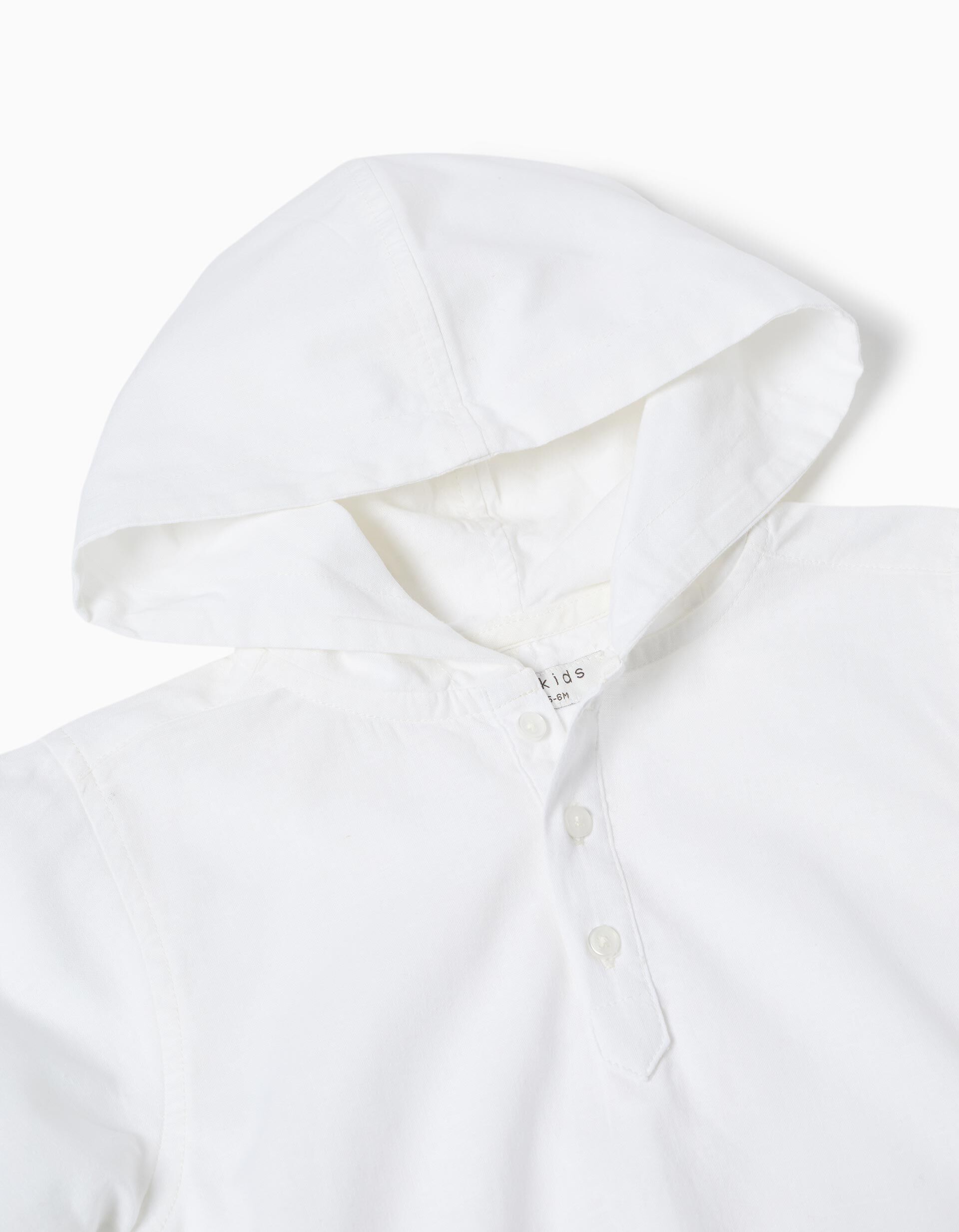 Comprar Online Camisola Capuz, Menino, Branco 