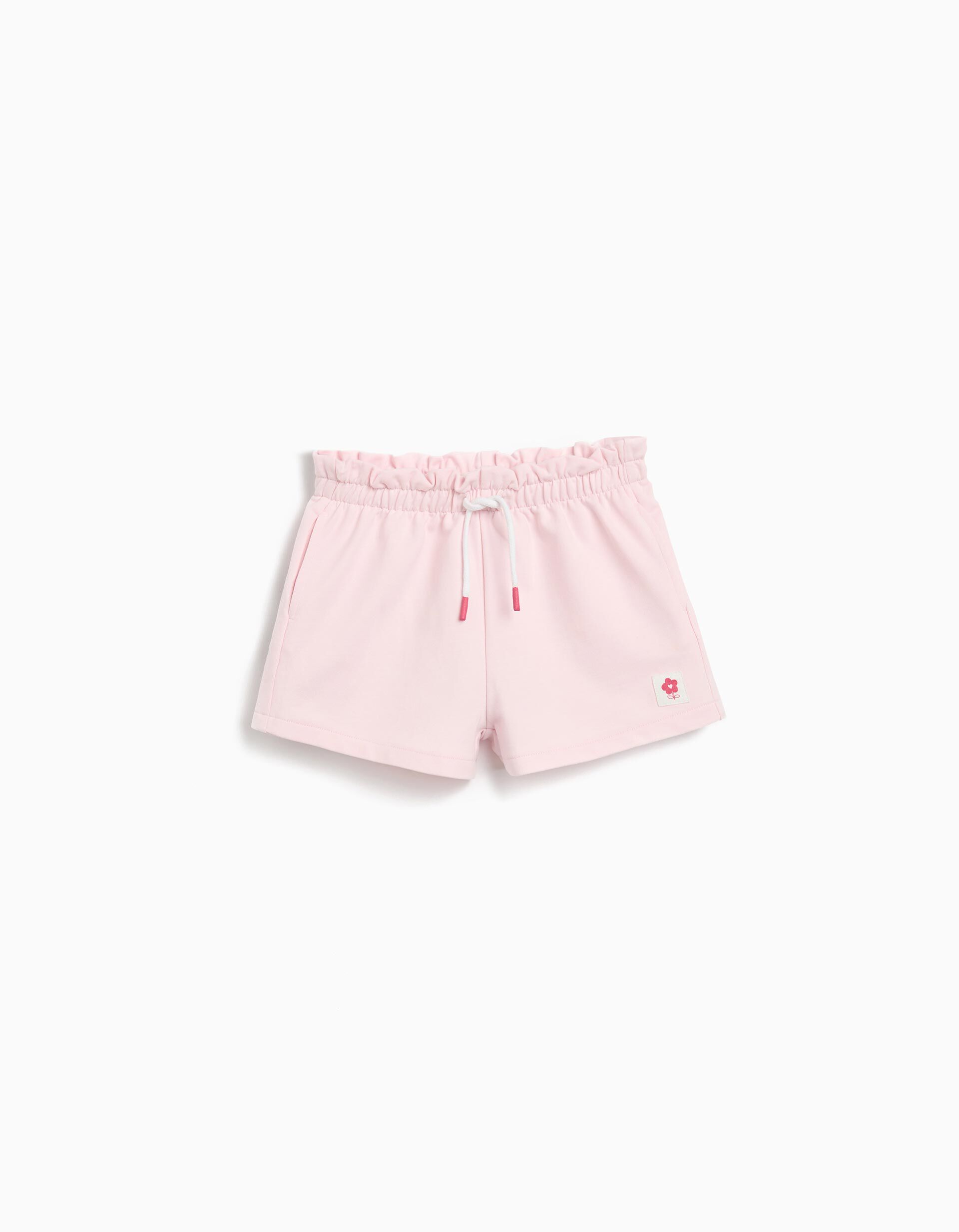 Calções, Menina, Rosa Claro 