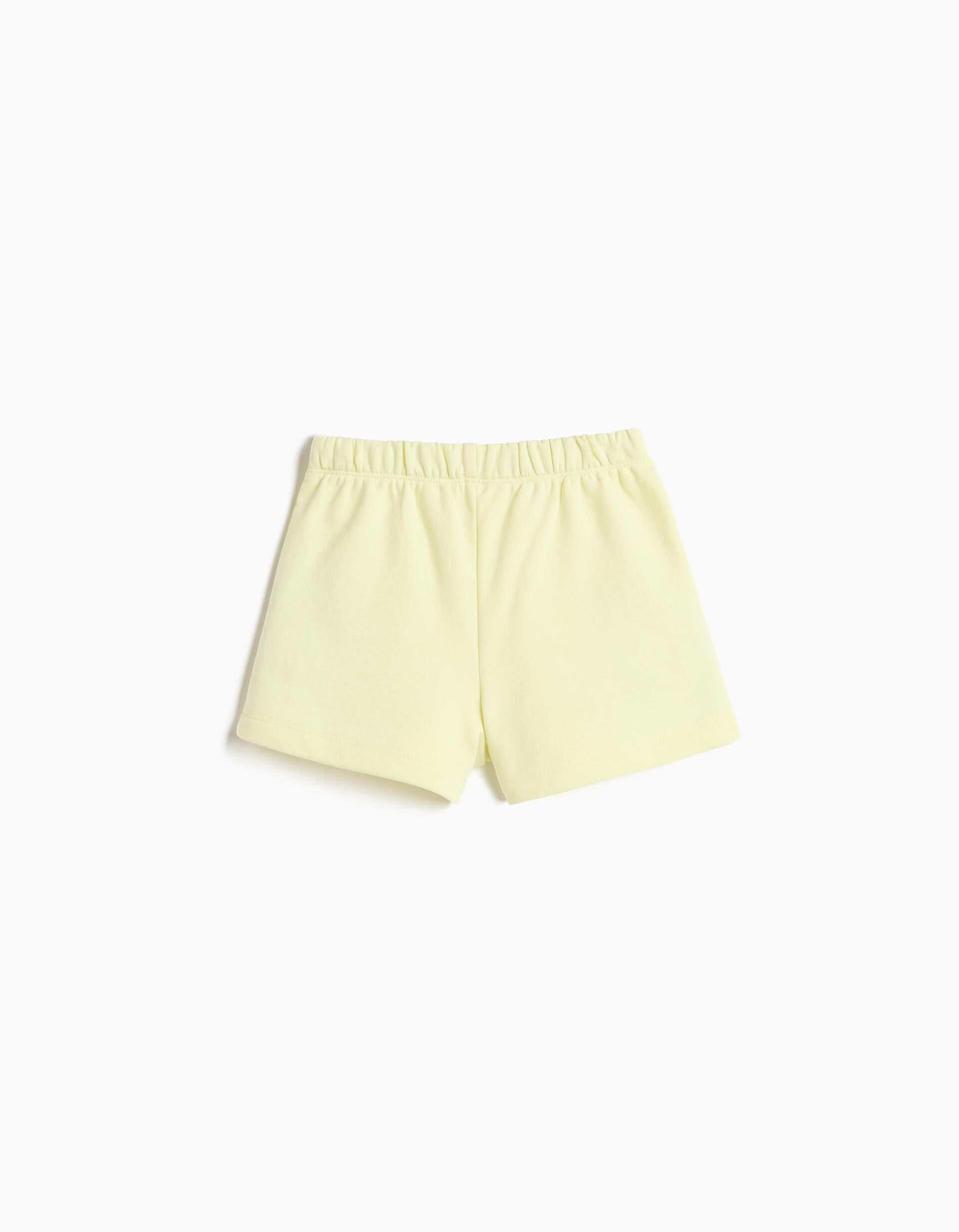 Cal&ccedil;&otilde;es de Felpa, Menina, Amarelo