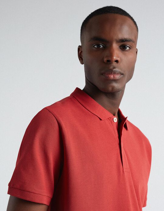 Comprar Online Polo Piquet, Homem, Vermelho