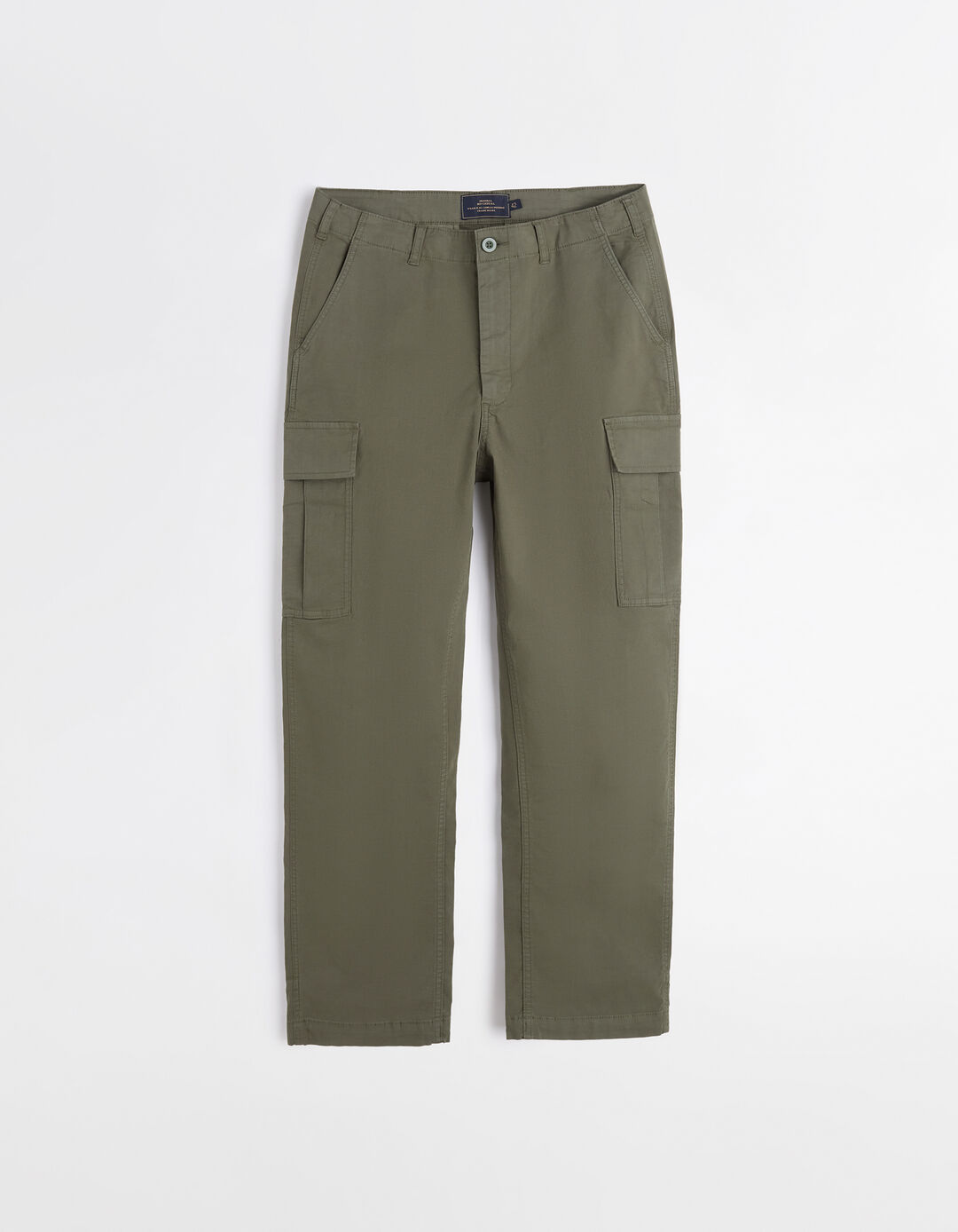 Calças Cargo, Homem, Verde Escuro