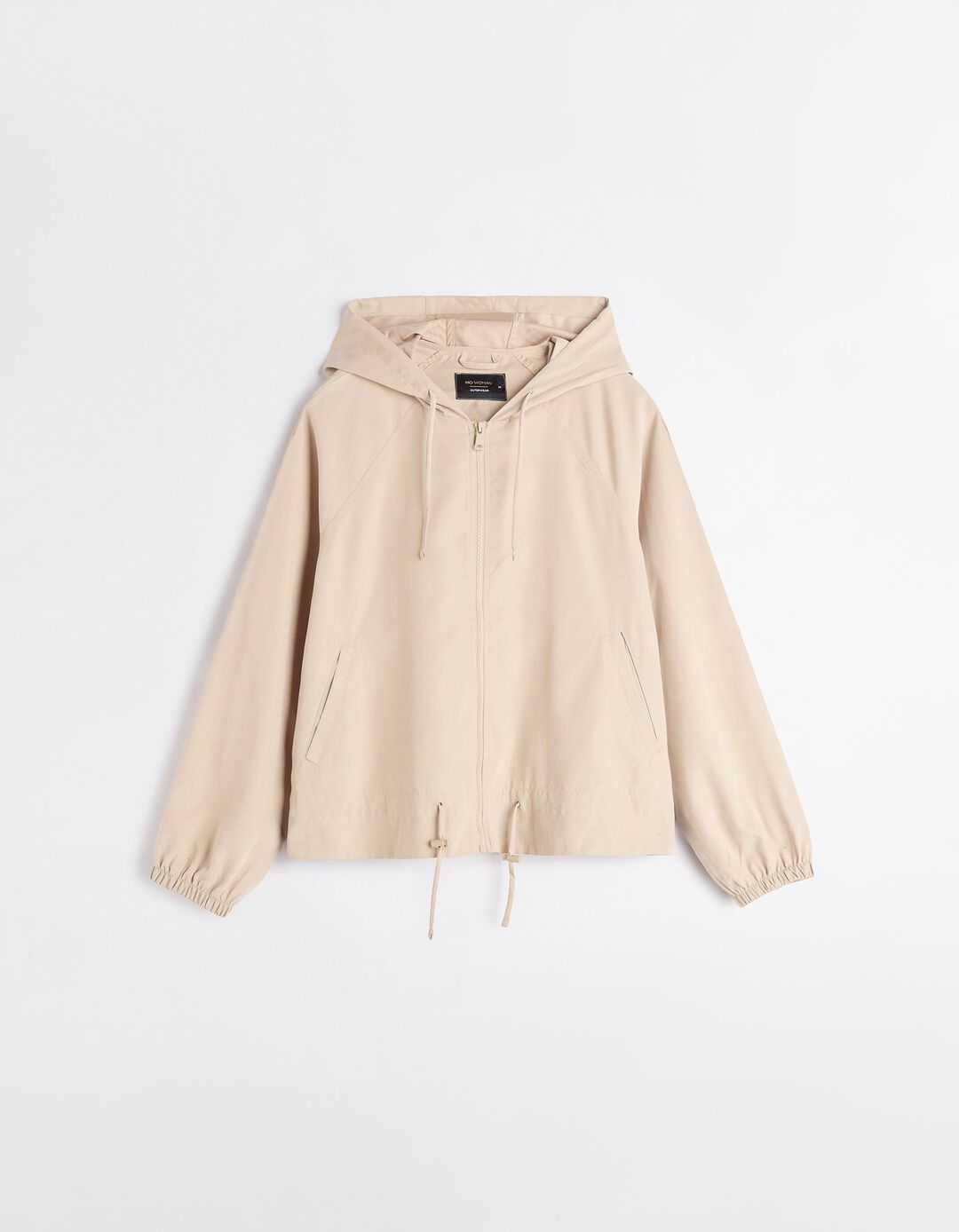 Parka Capuz, Mulher, Bege