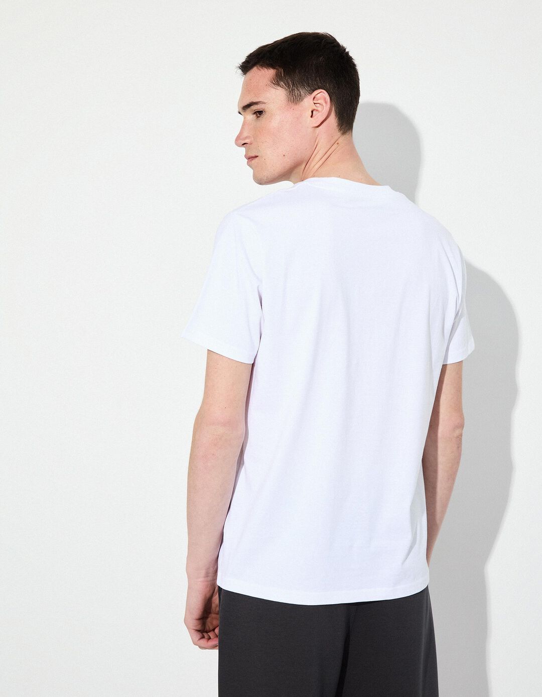 T-shirt Estampado, Homem, Branco