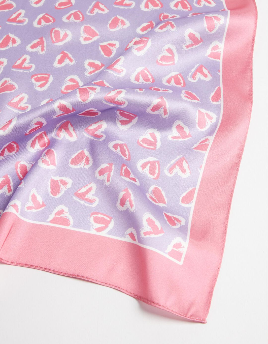 Lenço Estampado 'Dia dos Namorados', Mulher, Rosa