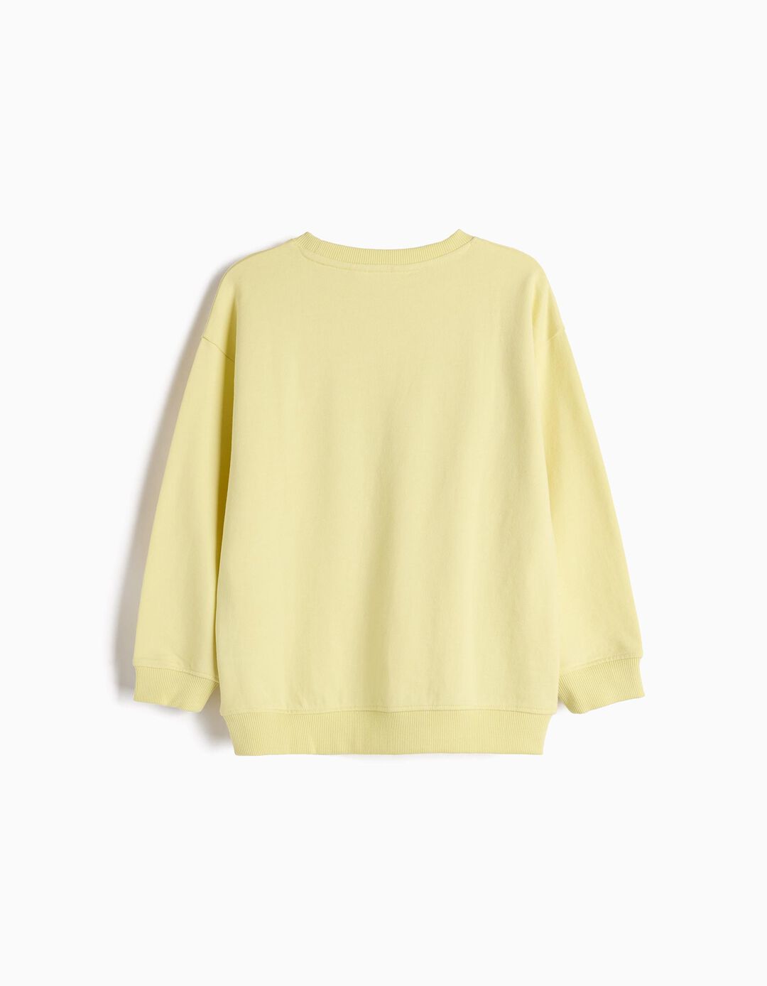 Sweatshirt, Menino, Amarelo Claro