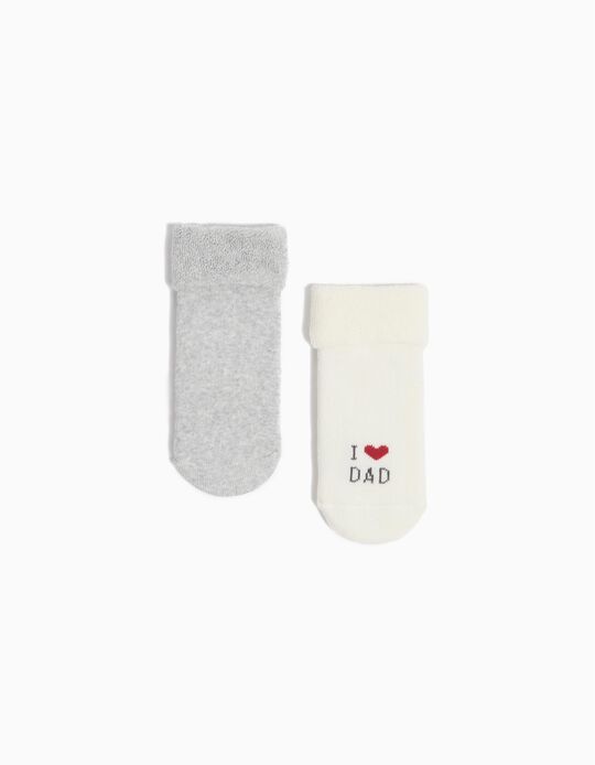 Comprar Online Pack 2 Pares de Meias Antiderrapantes, Bebé, Multicor