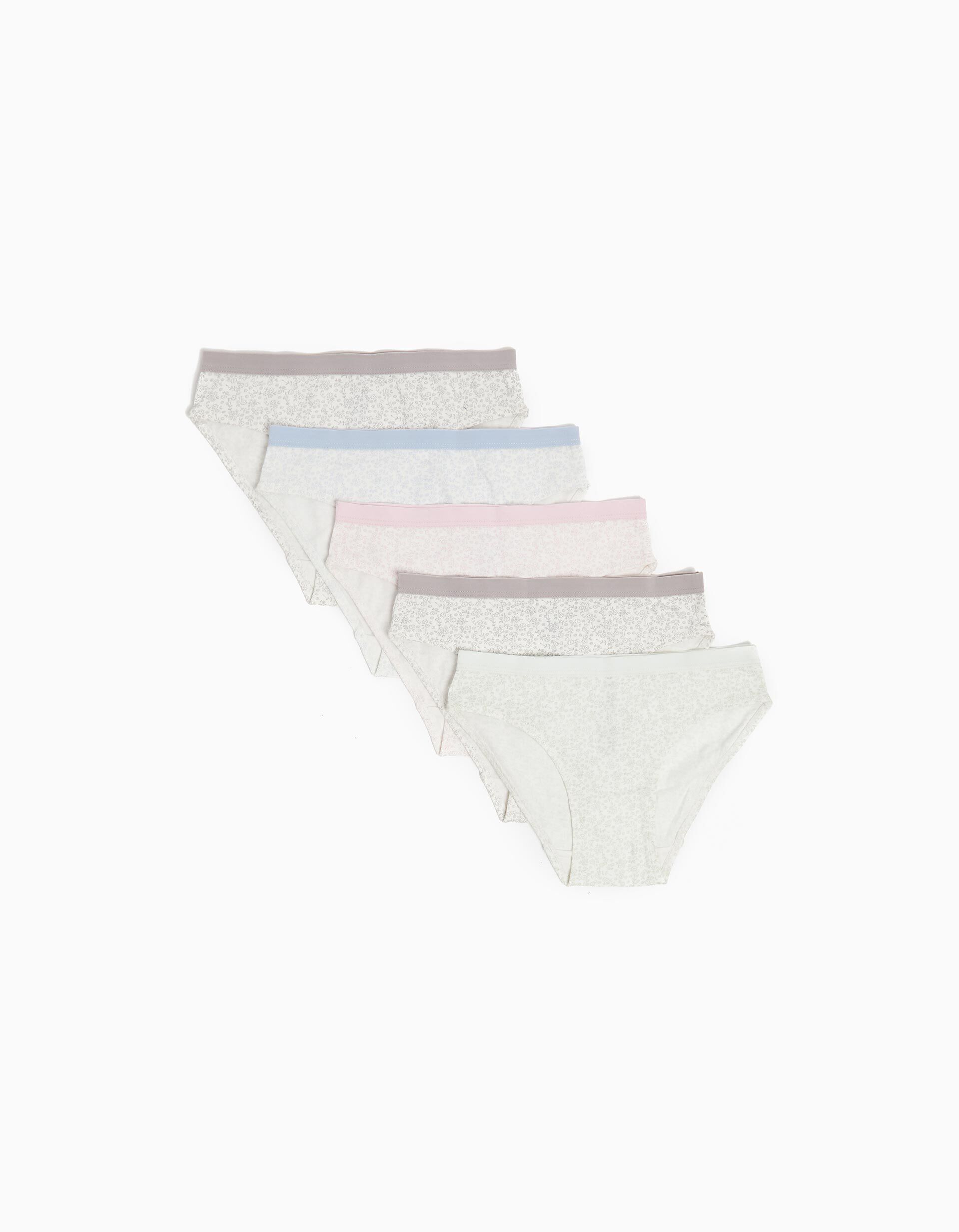 Comprar Online Pack 5 Cuecas Estampadas, Menina, Multicor