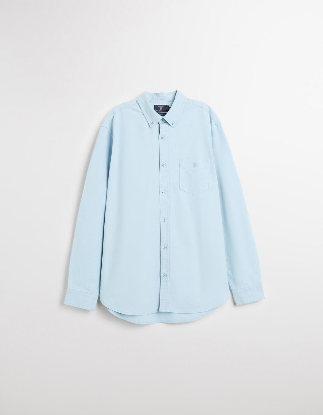 Camisa de Manga Comprida Oxford, Homem, Azul Claro 