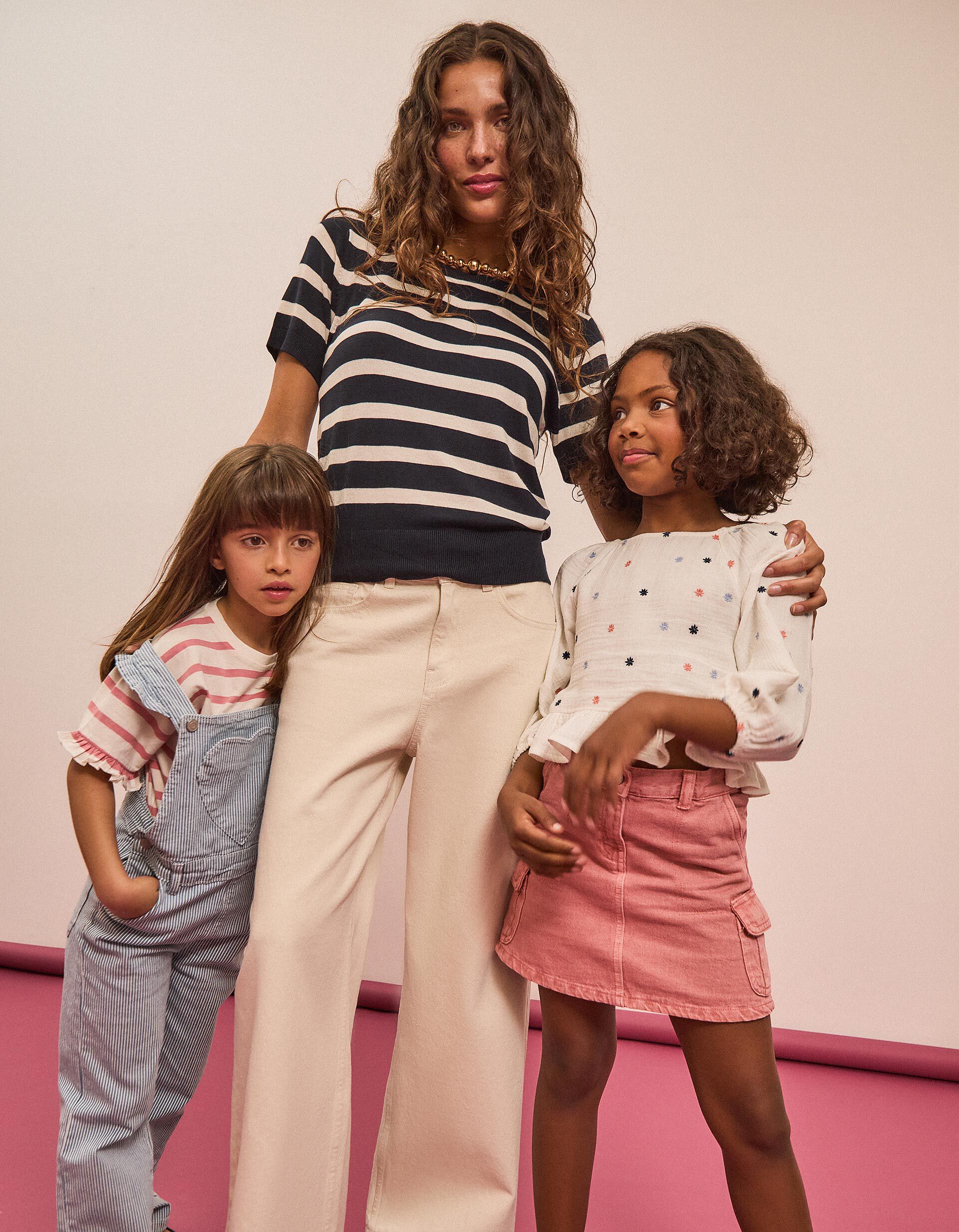 Comprar Online Cal&ccedil;as de Ganga Wide Leg, Mulher, Cru