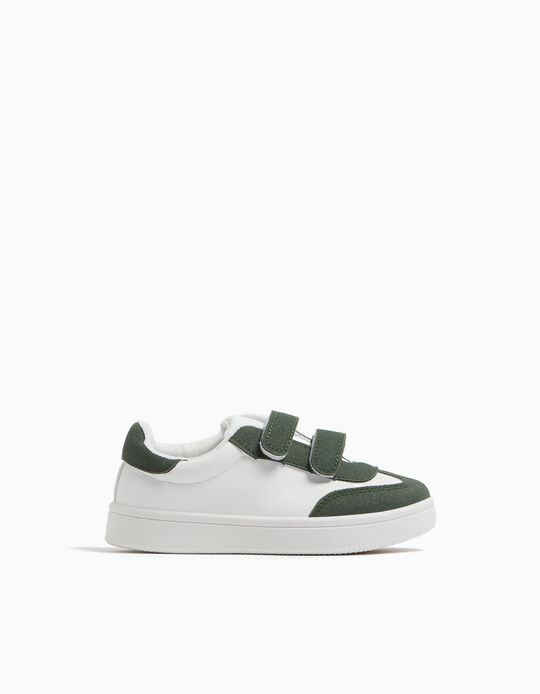 Comprar Online Sapatilhas Contraste Velcros, Bebé, Verde Escuro
