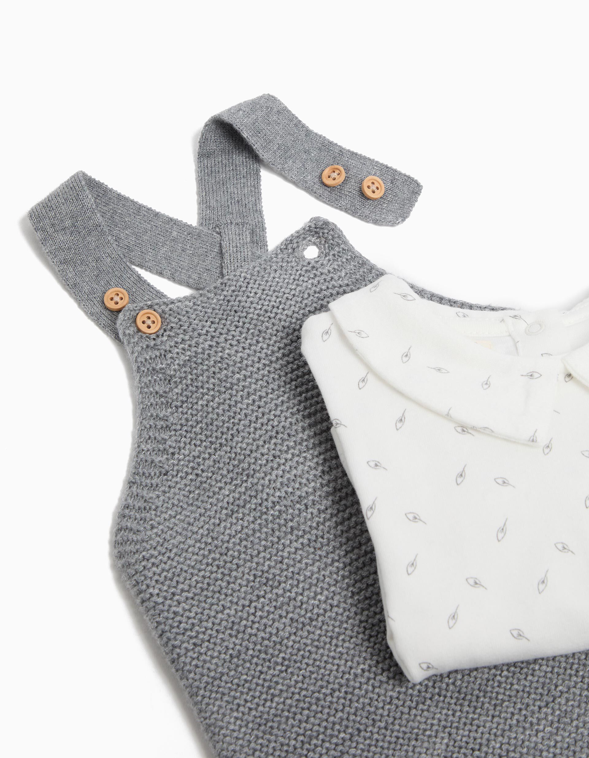 Comprar Online Conjunto, Rec&eacute;m-nascido, Cinzento