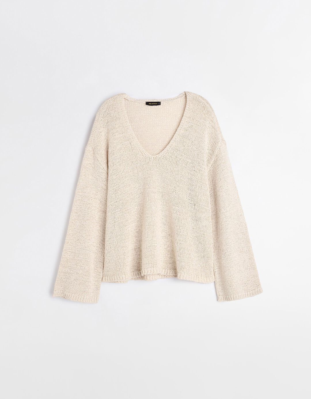 Camisola de Malha, Mulher, Bege Claro