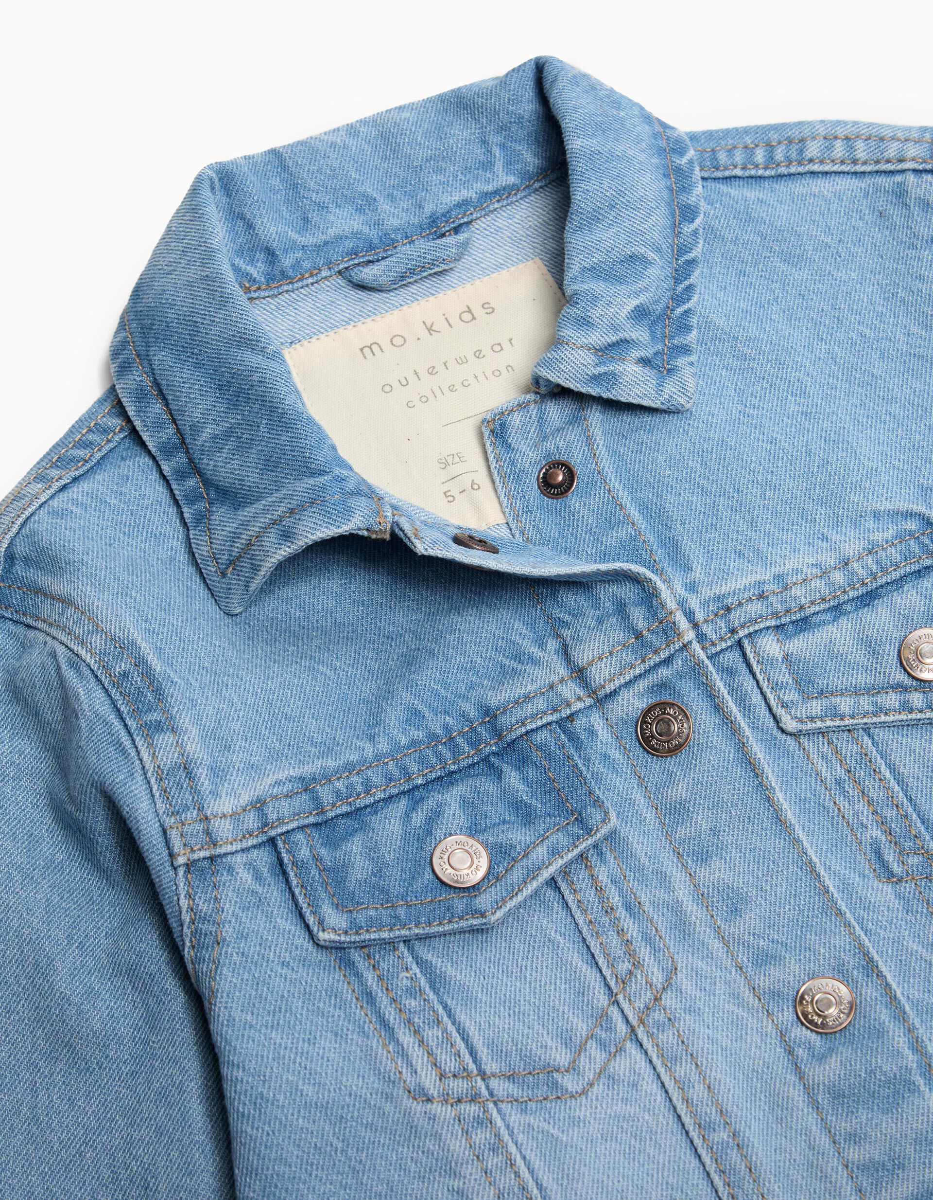 Comprar Online Casaco de Ganga, Menina, Azul Claro