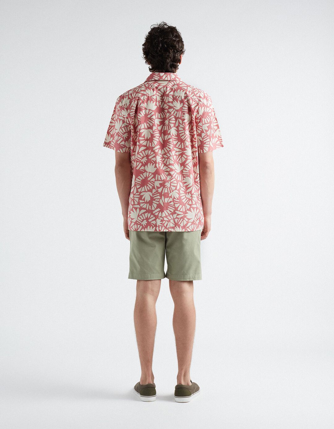 Calções Chino, Homem, Verde