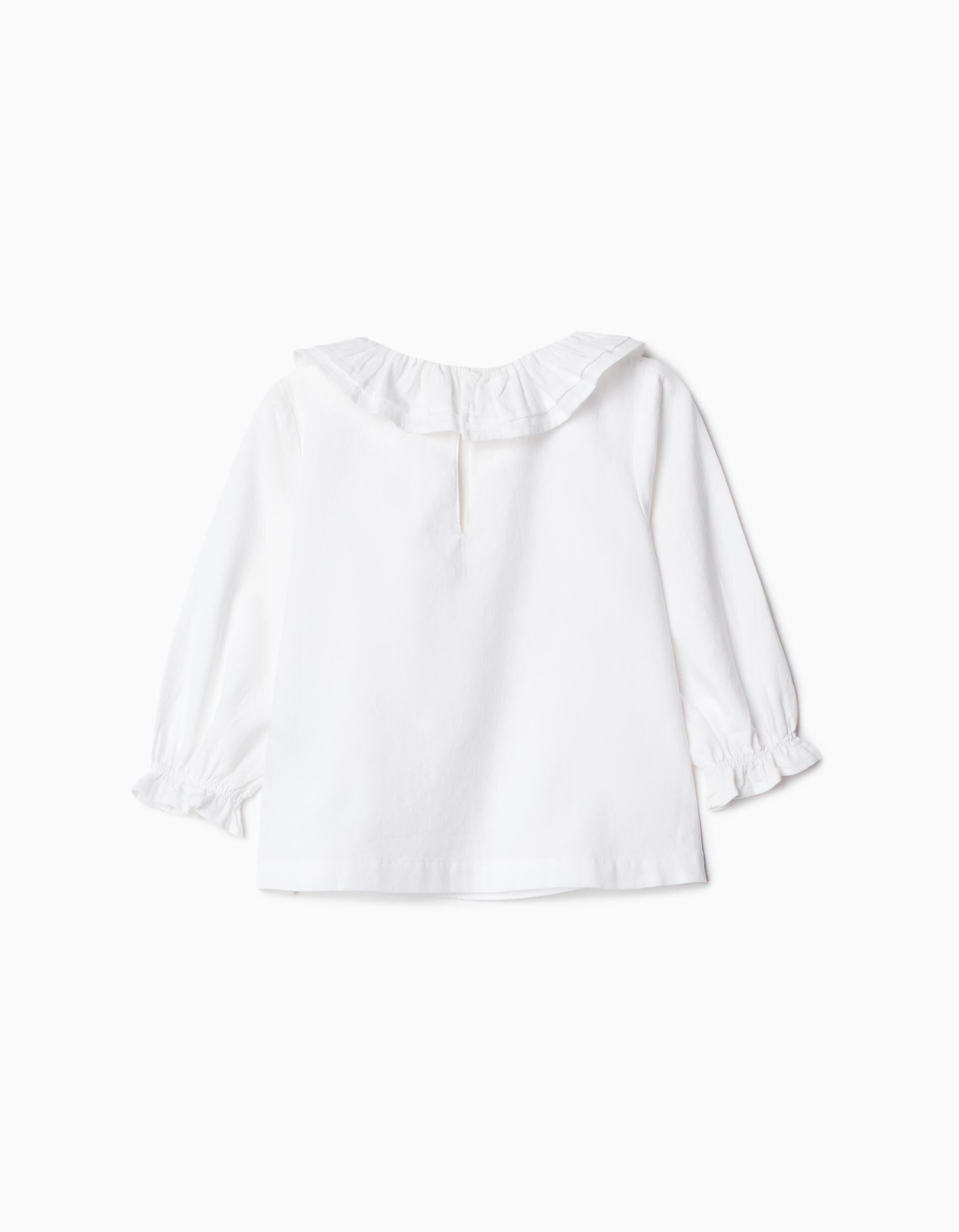 Comprar Online Blusa Sarja Folho, Menina, Branco