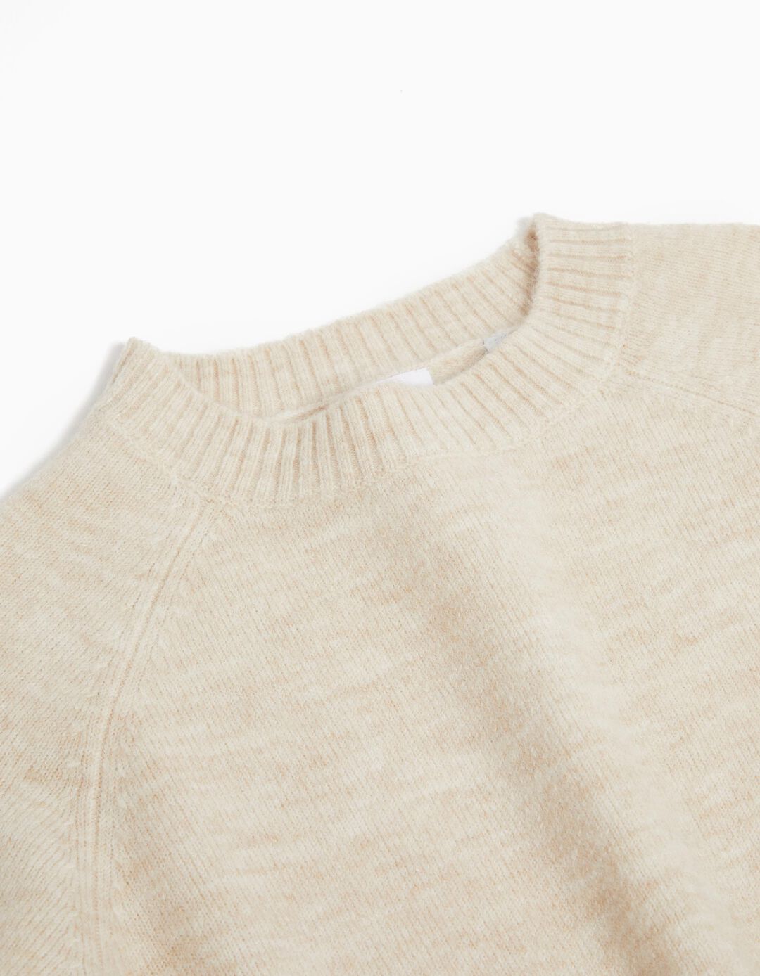 Camisola de Malha, Menina, Bege Claro
