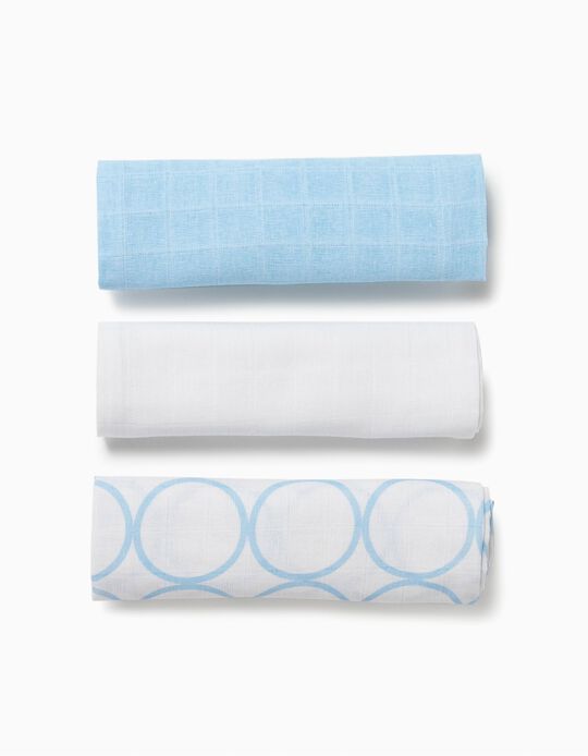 Comprar Online Fraldas Musselina 65 x 65 cm Zy Baby 3 Un.