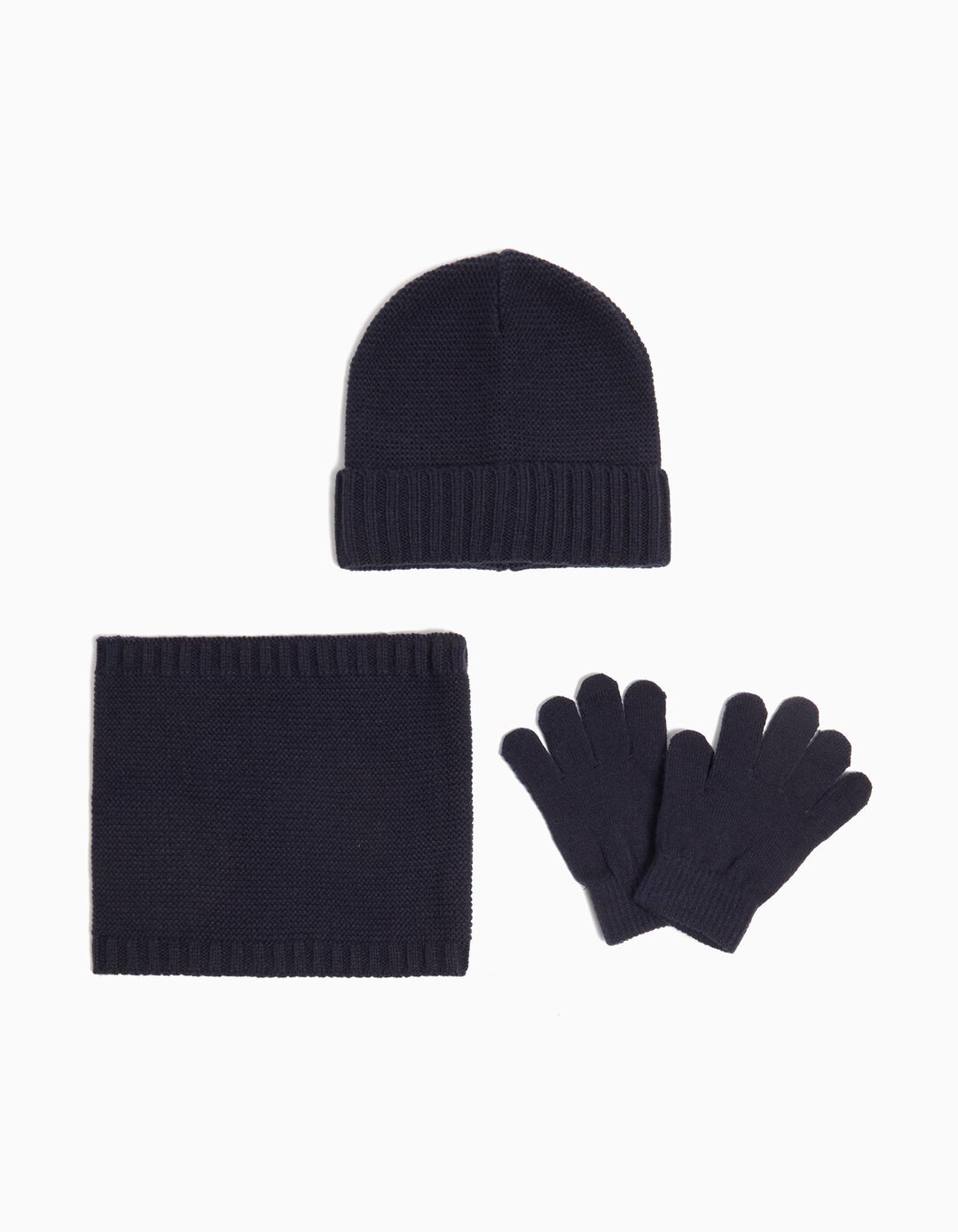 Conjunto de Malha, Menino, Azul Escuro