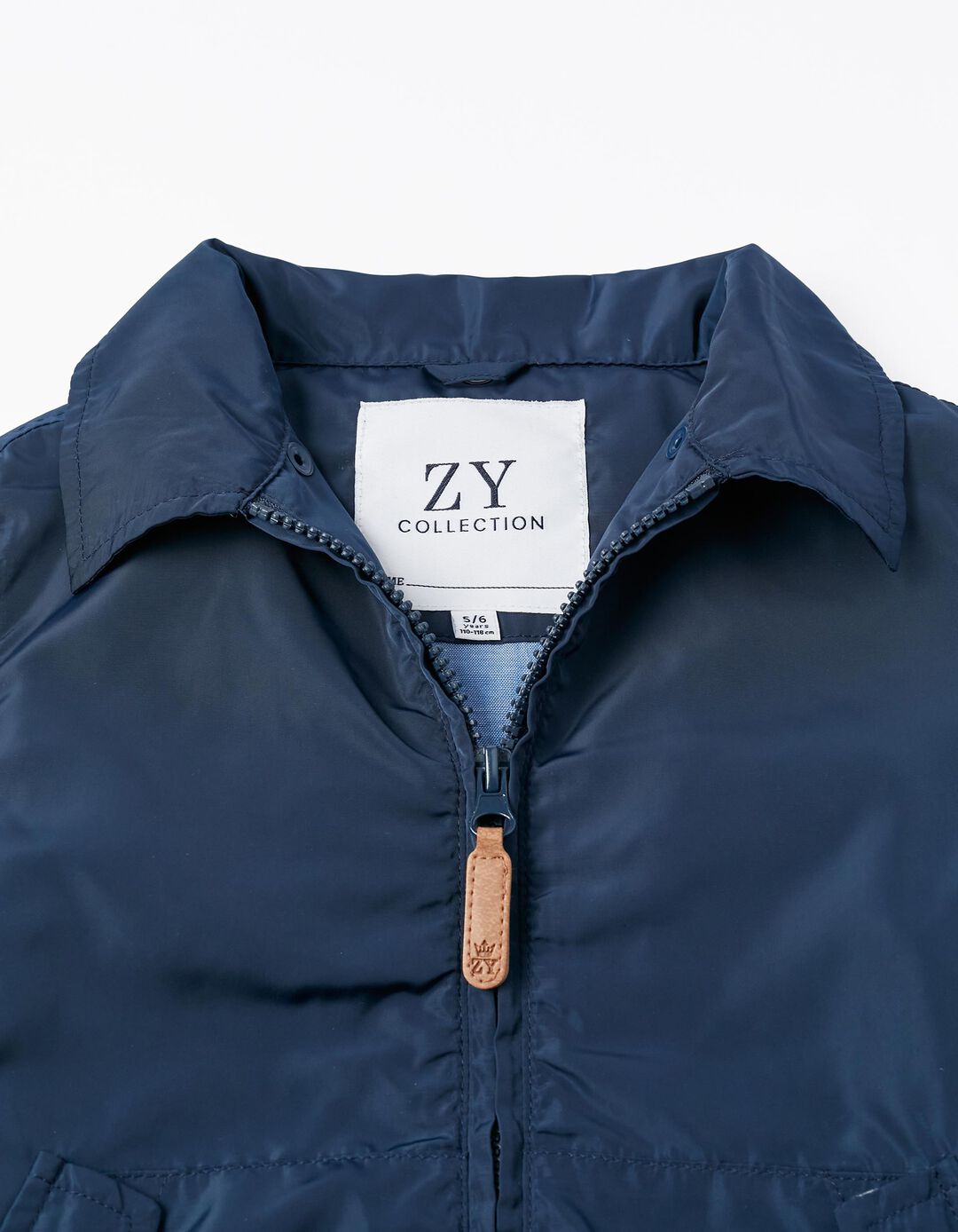 Corta-Vento com Capuz Amovível para Menino, Azul Escuro