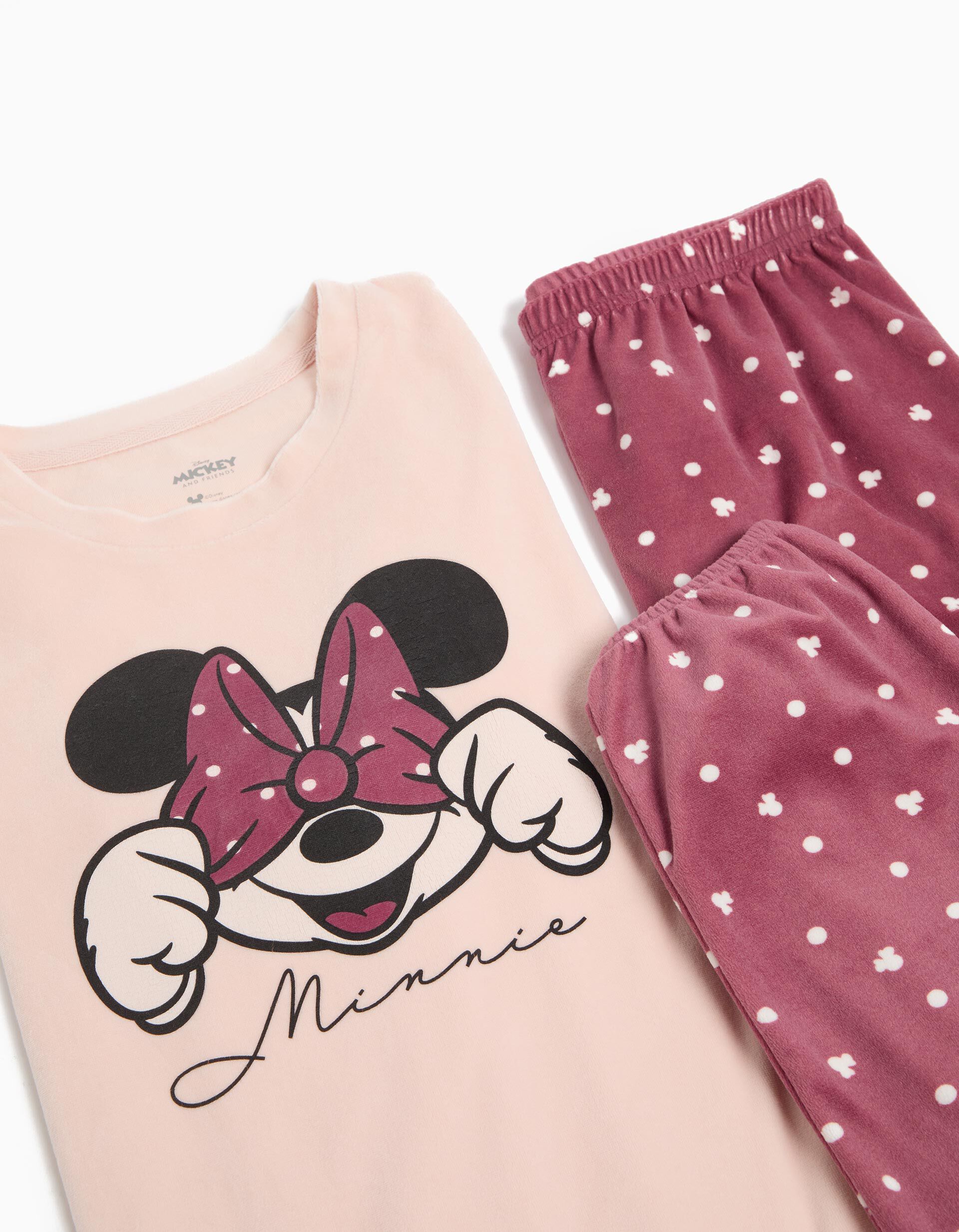 Comprar Online Pijama de Veludo 'Disney', Crian&ccedil;a, Rosa Claro