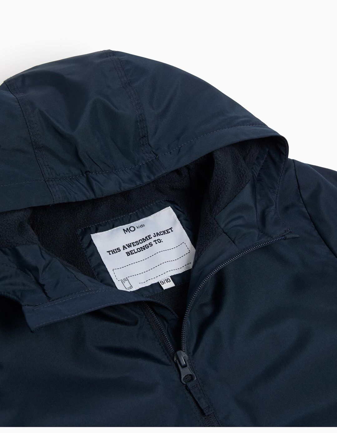 Parka Capuz Interior Polar, Menino, Azul Escuro