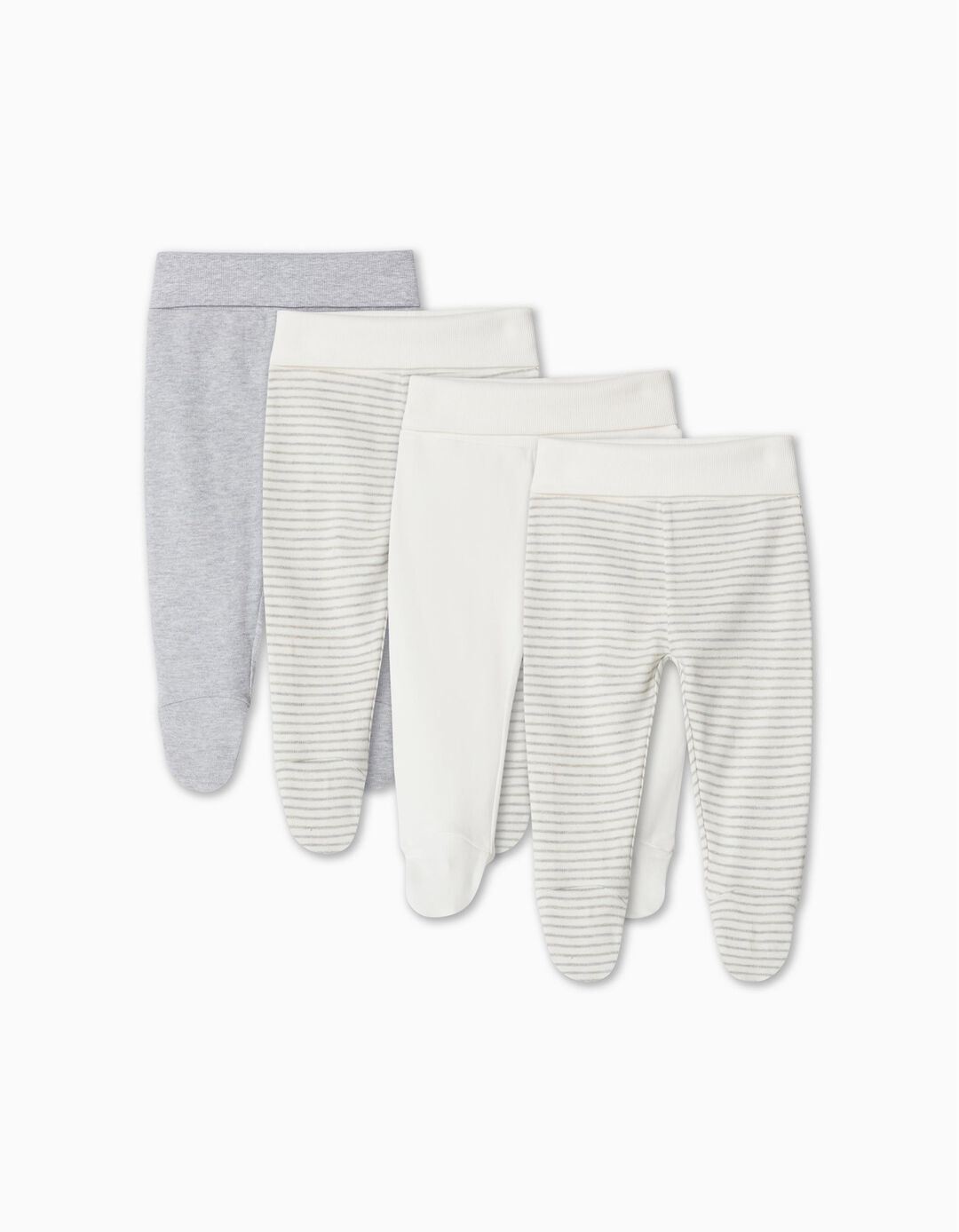Pack 4 Pares de Cal&ccedil;as com P&eacute;s, Menino, Multicor