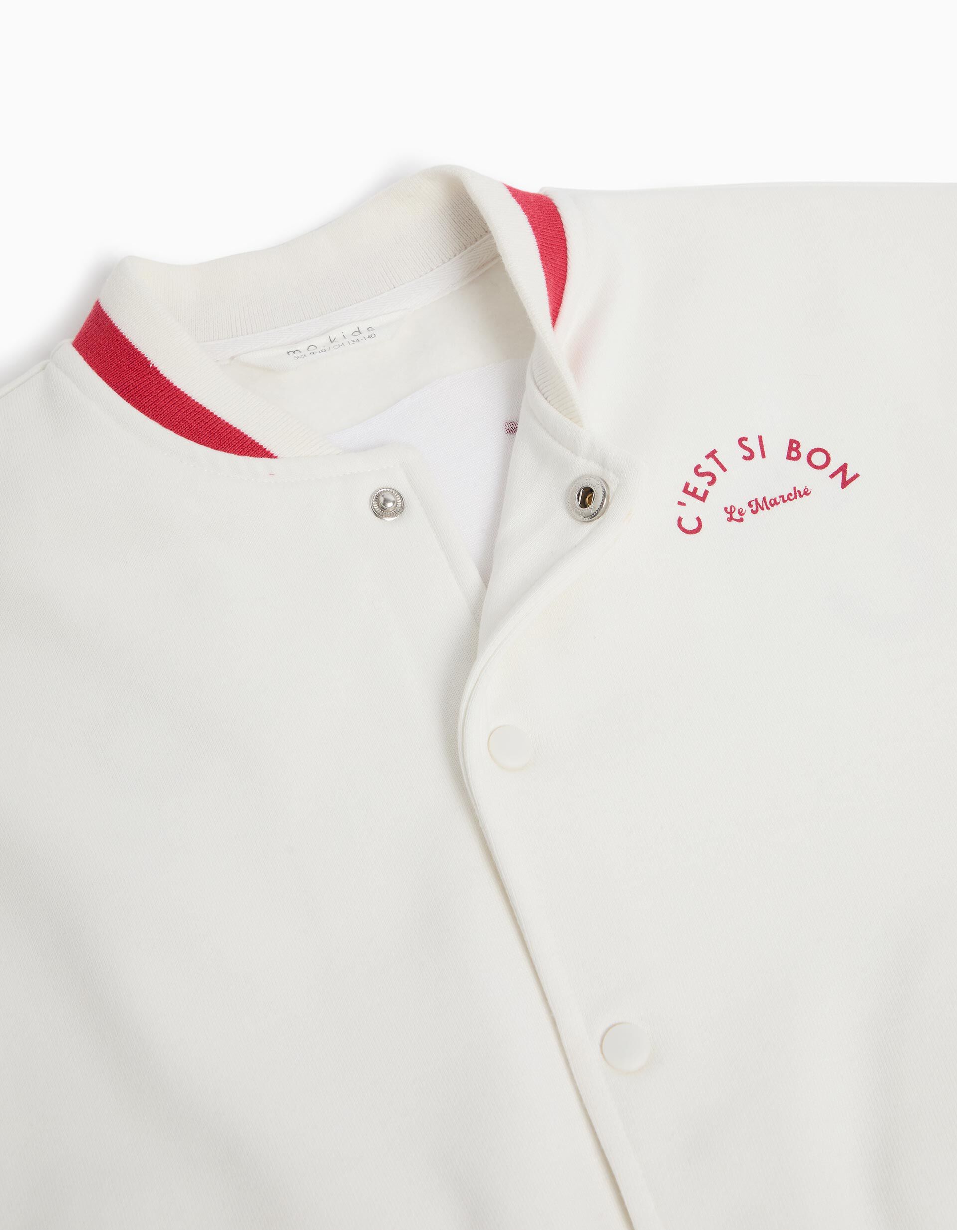 Comprar Online Blus&atilde;o de Felpa, Menina, Branco