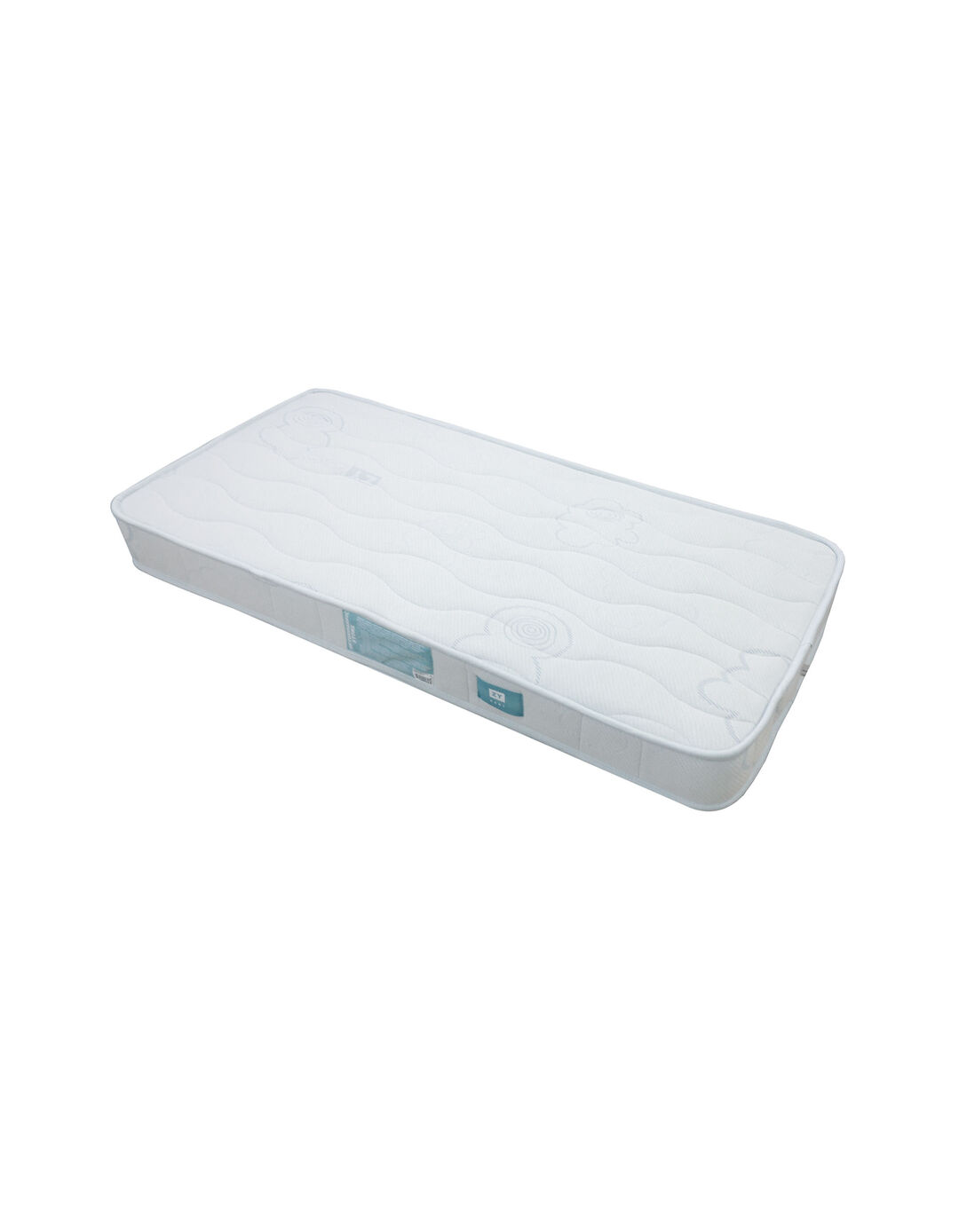 Colch&atilde;o Ortop&eacute;dico de Molas para Cama 120X60Cm Zy Baby