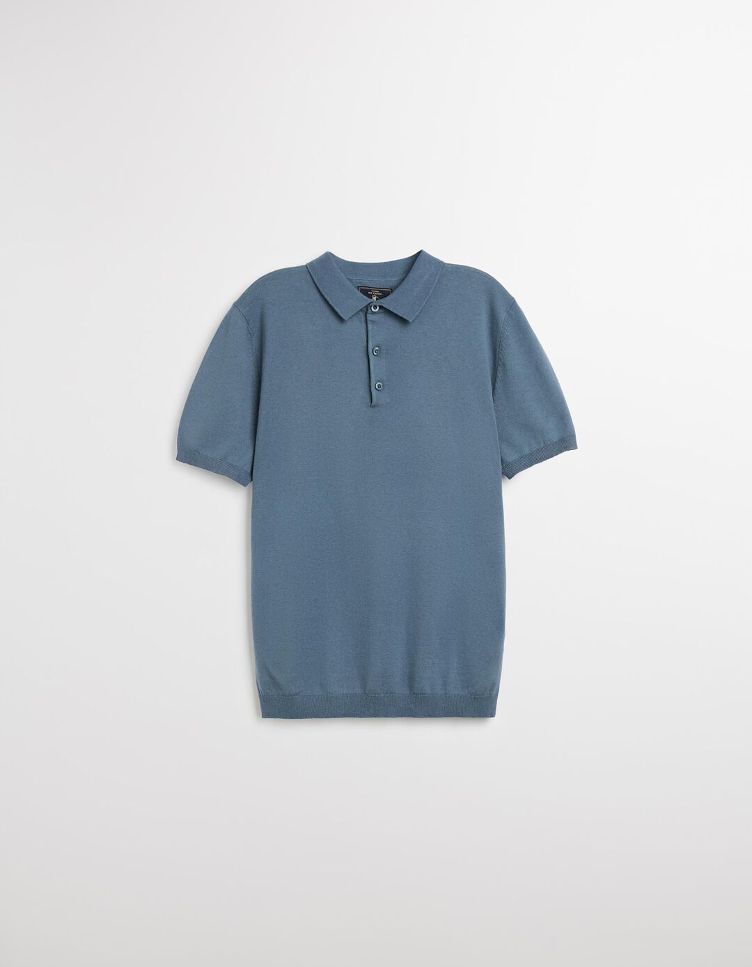 Polo de Malha, Homem, Azul