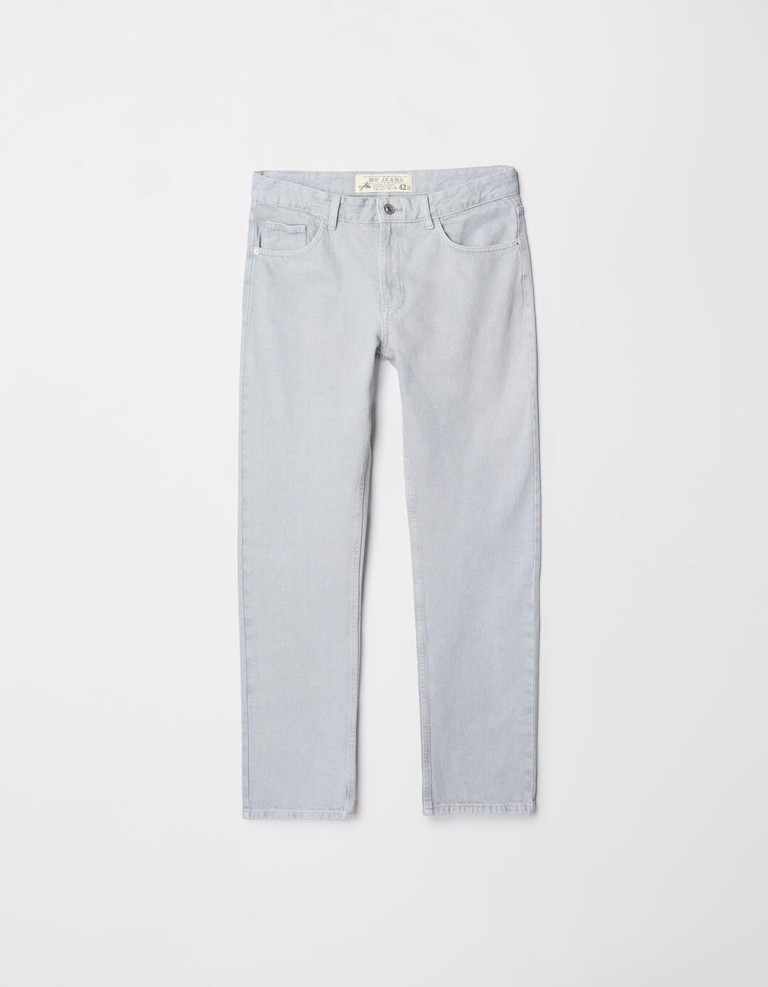 Calças de Ganga 'Straight Fit', Homem, Cinzento