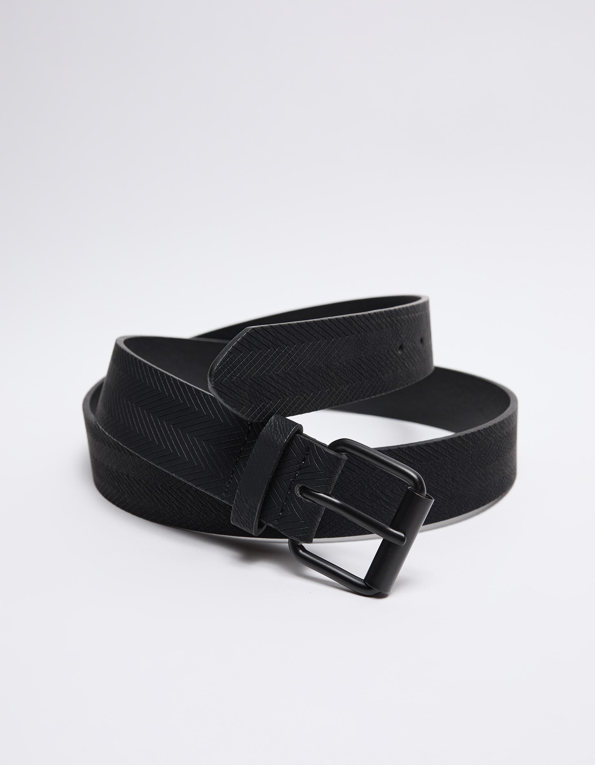 Comprar Online Cinto Textura, Homem, Preto