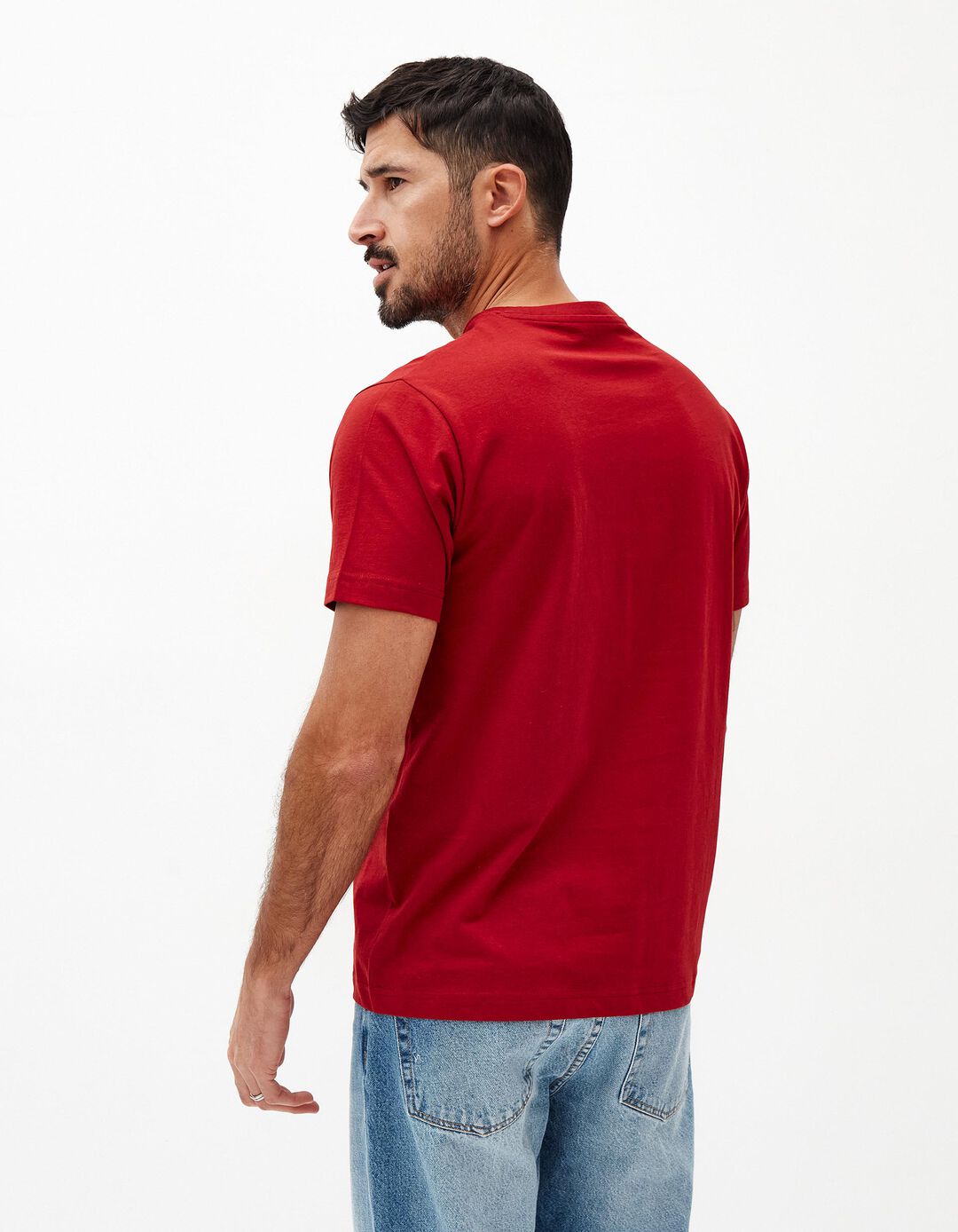 T-shirt Estampado, Homem, Vermelho