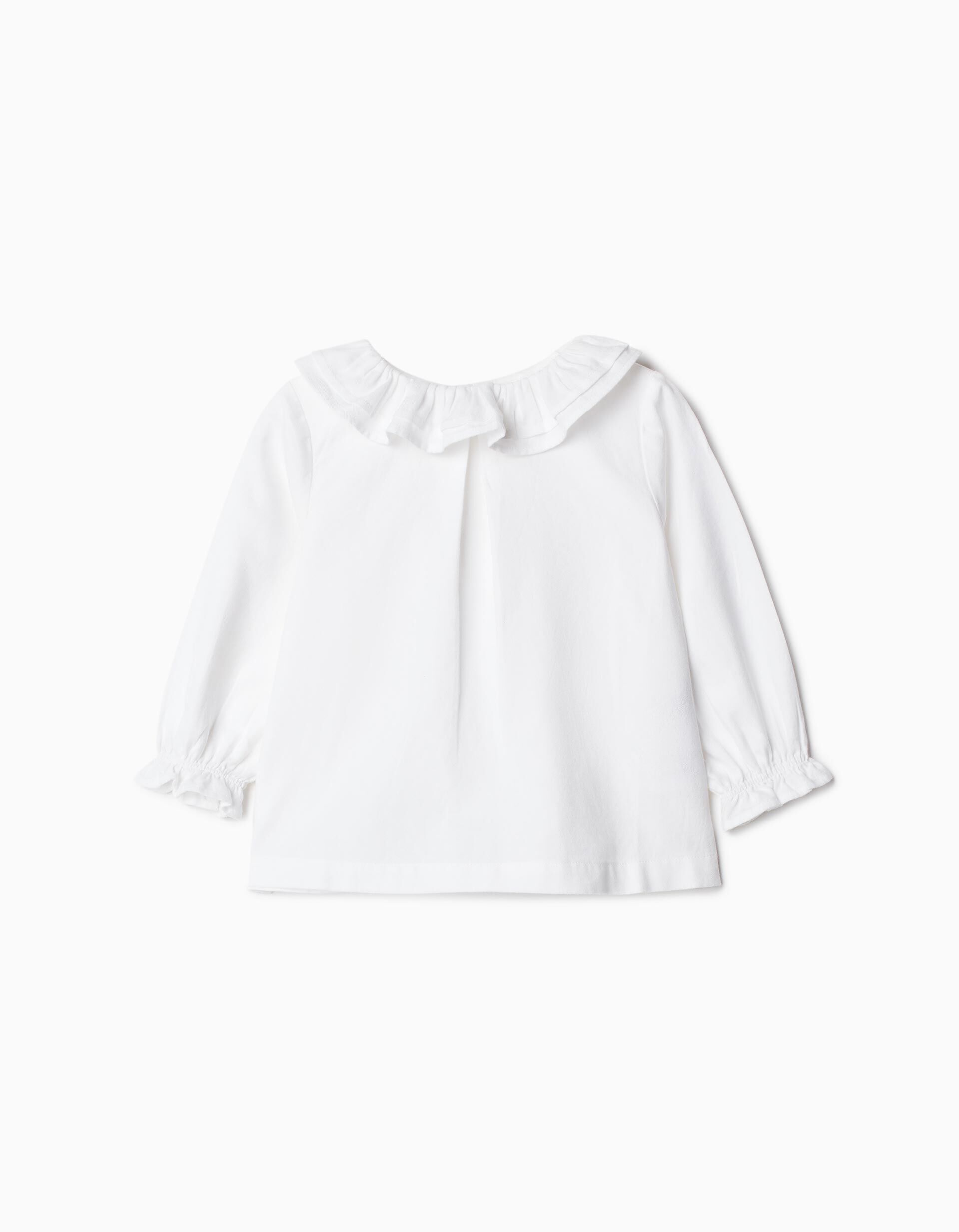 Comprar Online Blusa Sarja Folho, Menina, Branco