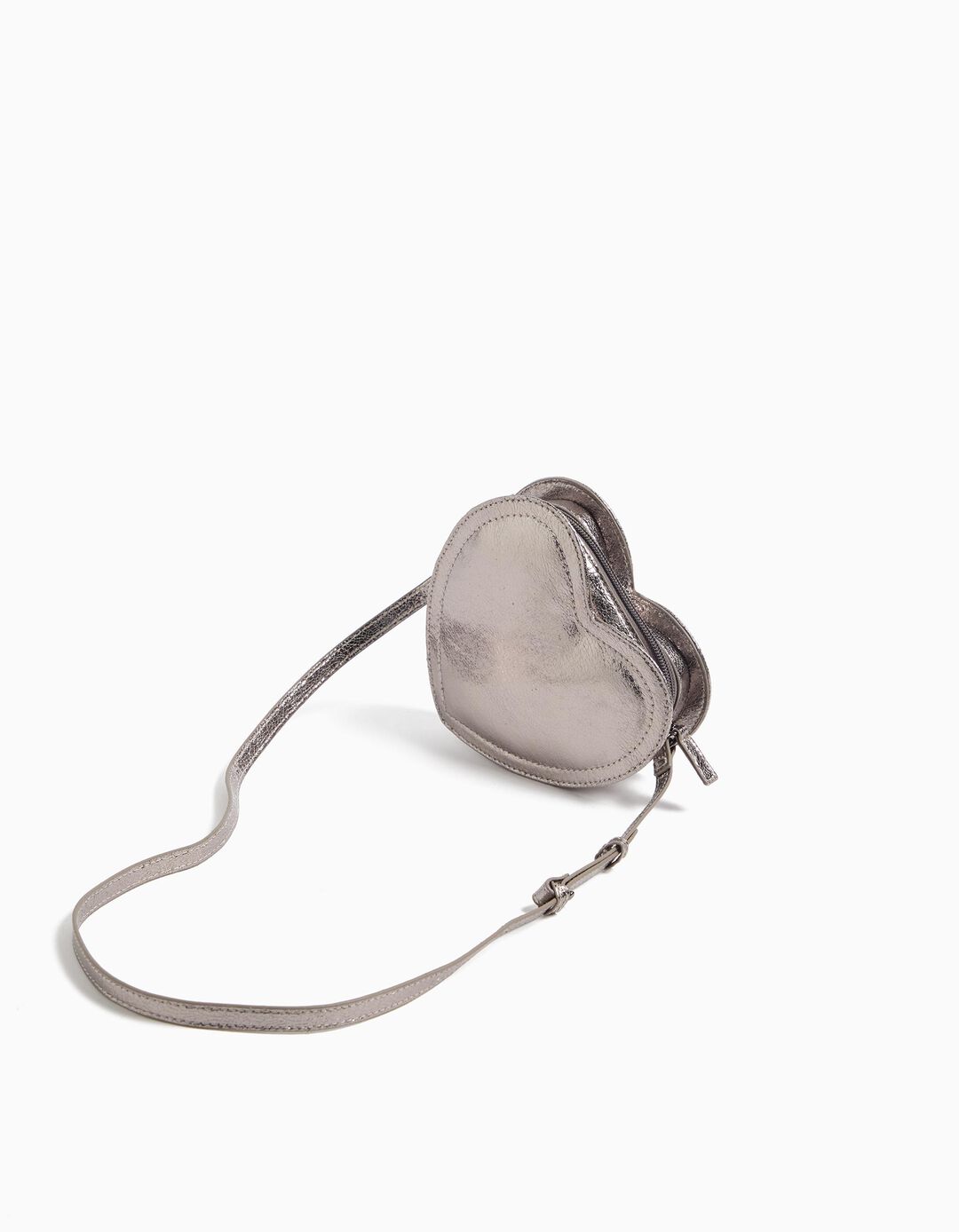 Bolsa Coração Tiracolo, Menina, Cinzento