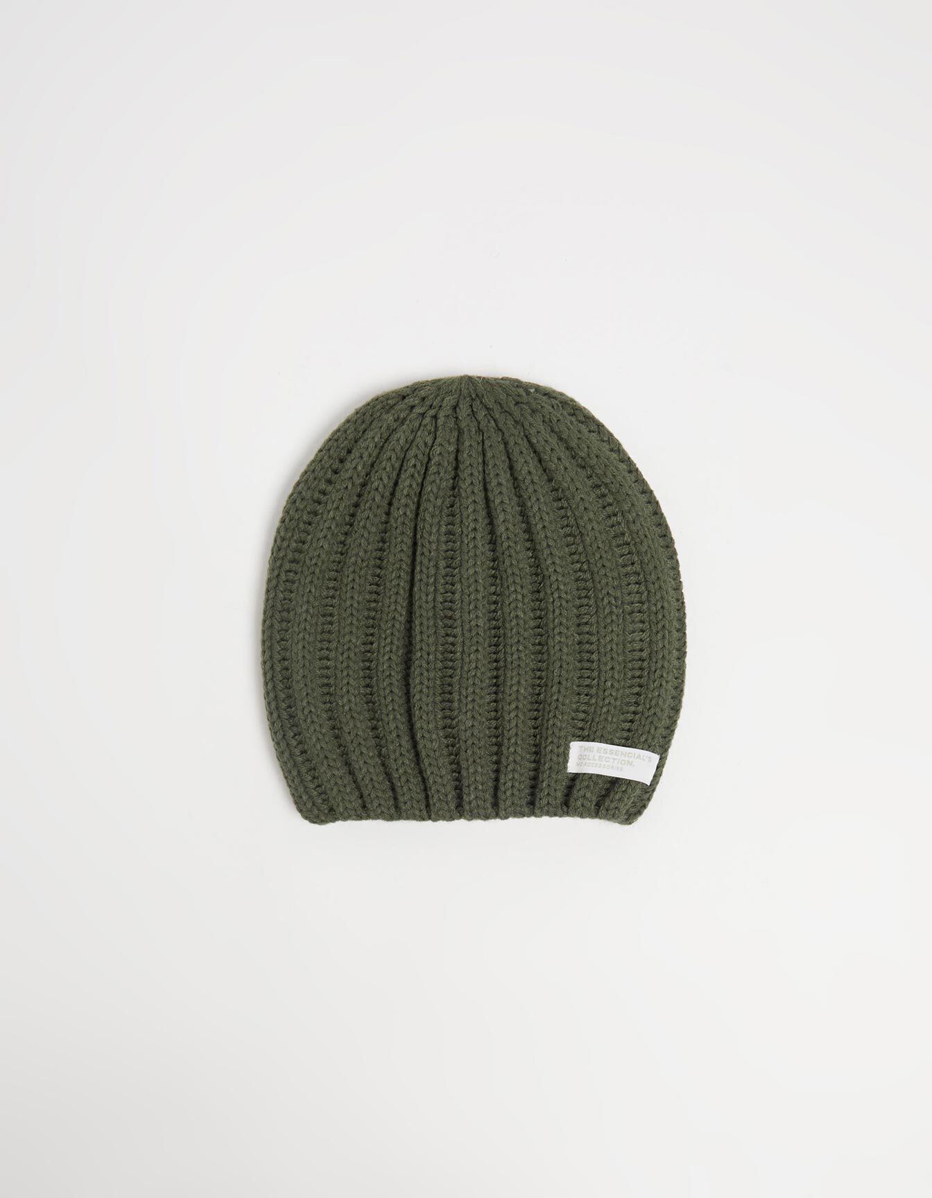 Gorro Malha, Homem, Verde Escuro