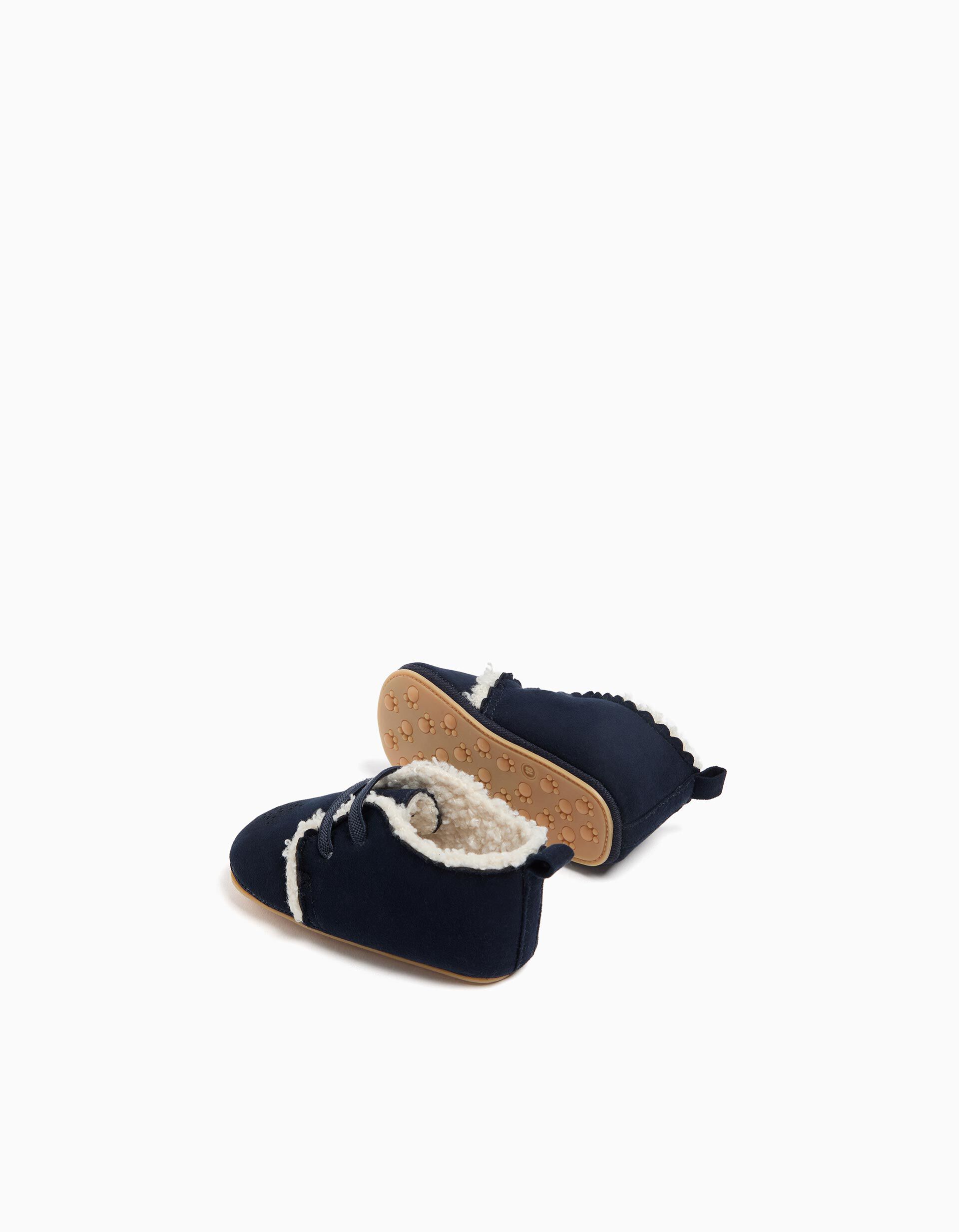 Comprar Online Botinhas Pelo, Rec&eacute;m-nascido, Azul Escuro