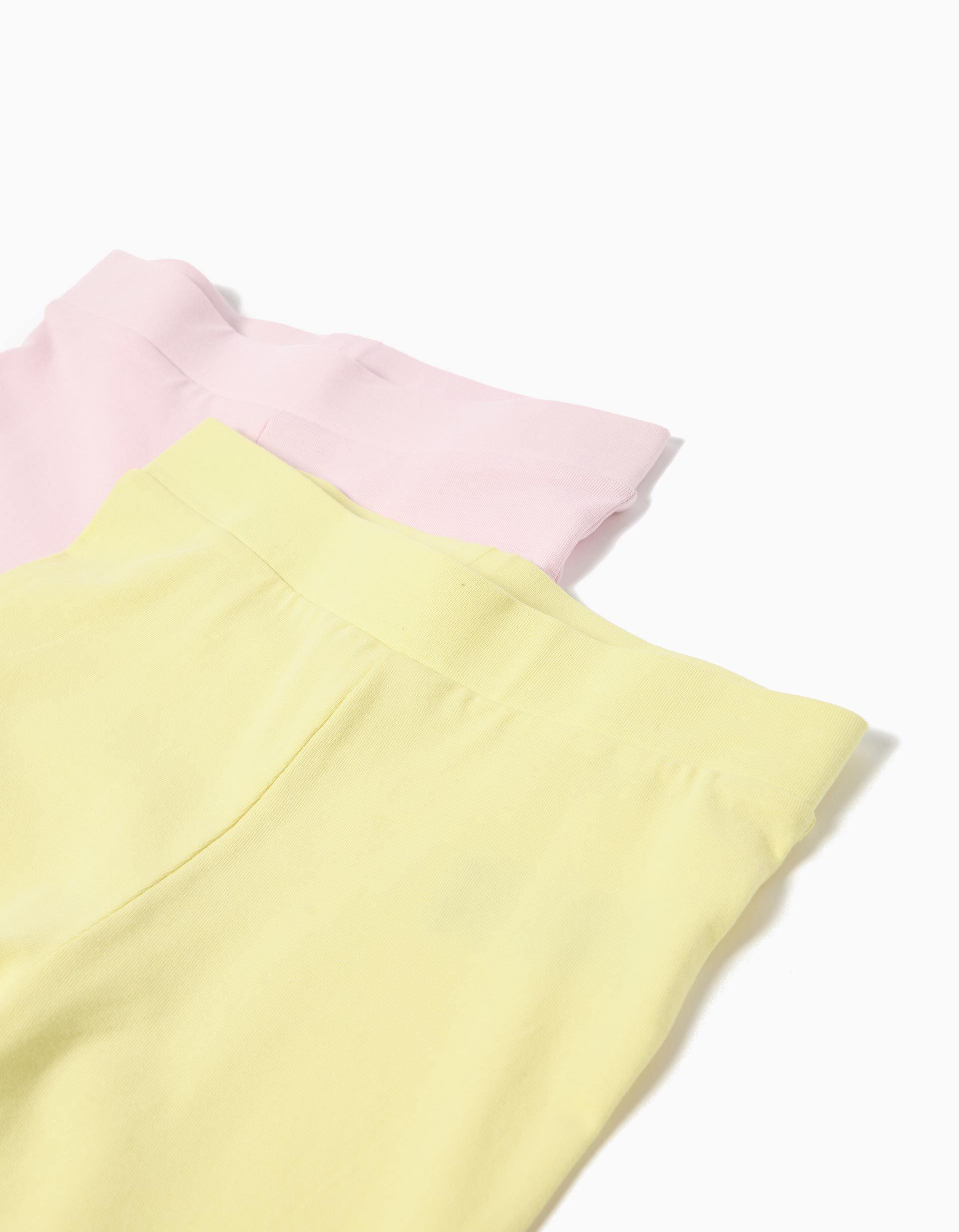 Comprar Online Pack 2 Leggings, Menina, Rosa Claro 