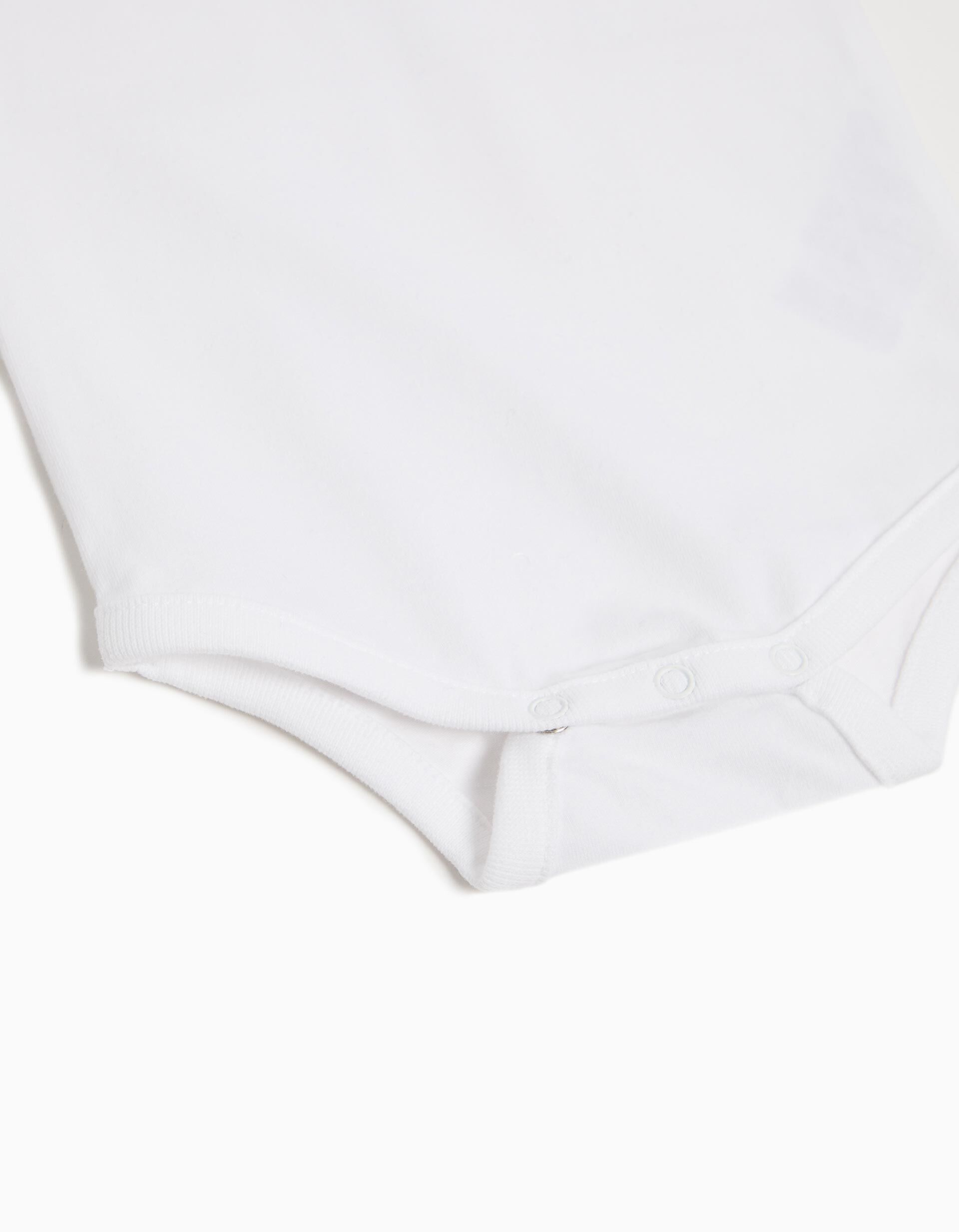 Comprar Online Body de Manga Comprida Gola, Rec&eacute;m-nascido, Branco