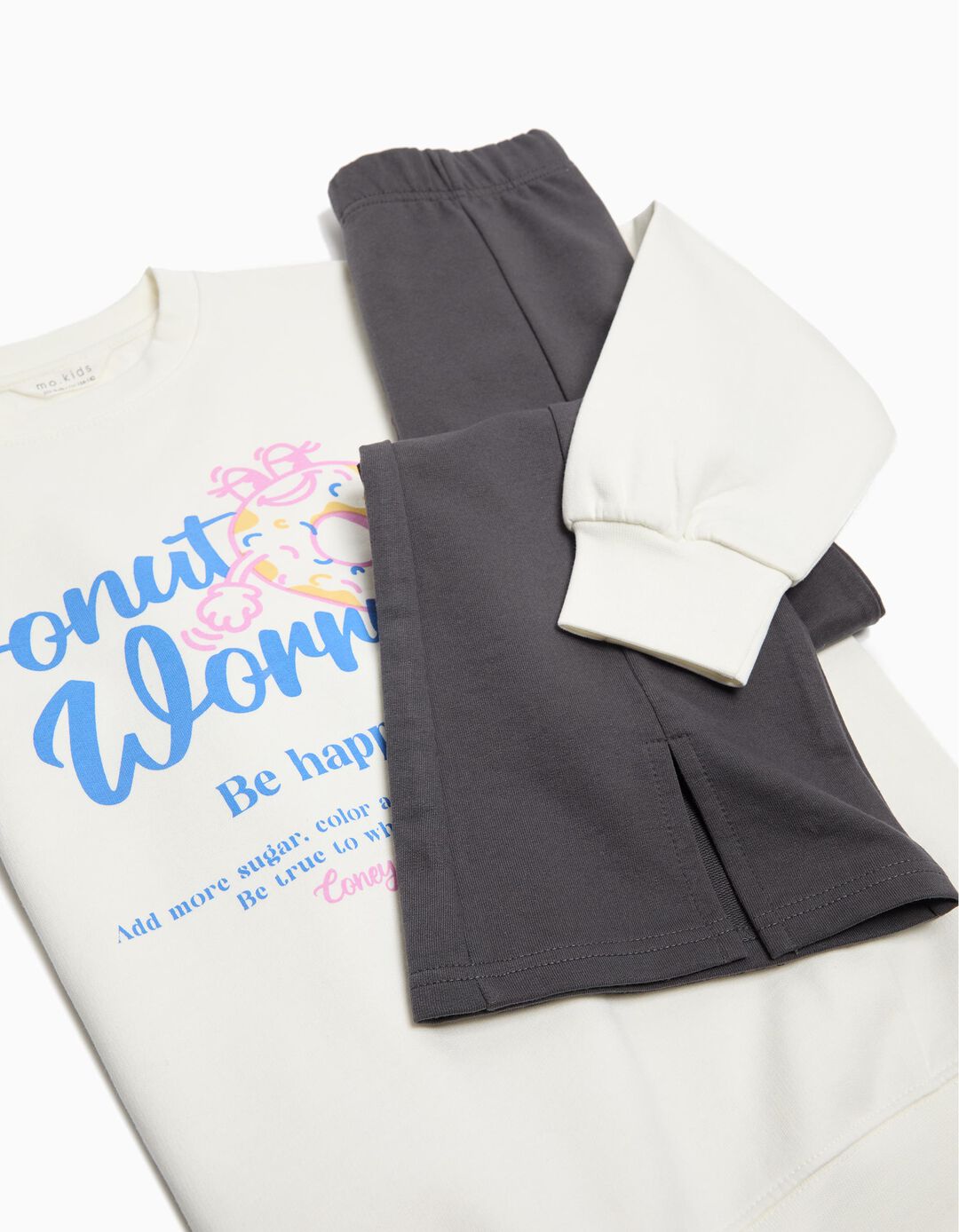 Conjunto de Jogging, Menina, Branco