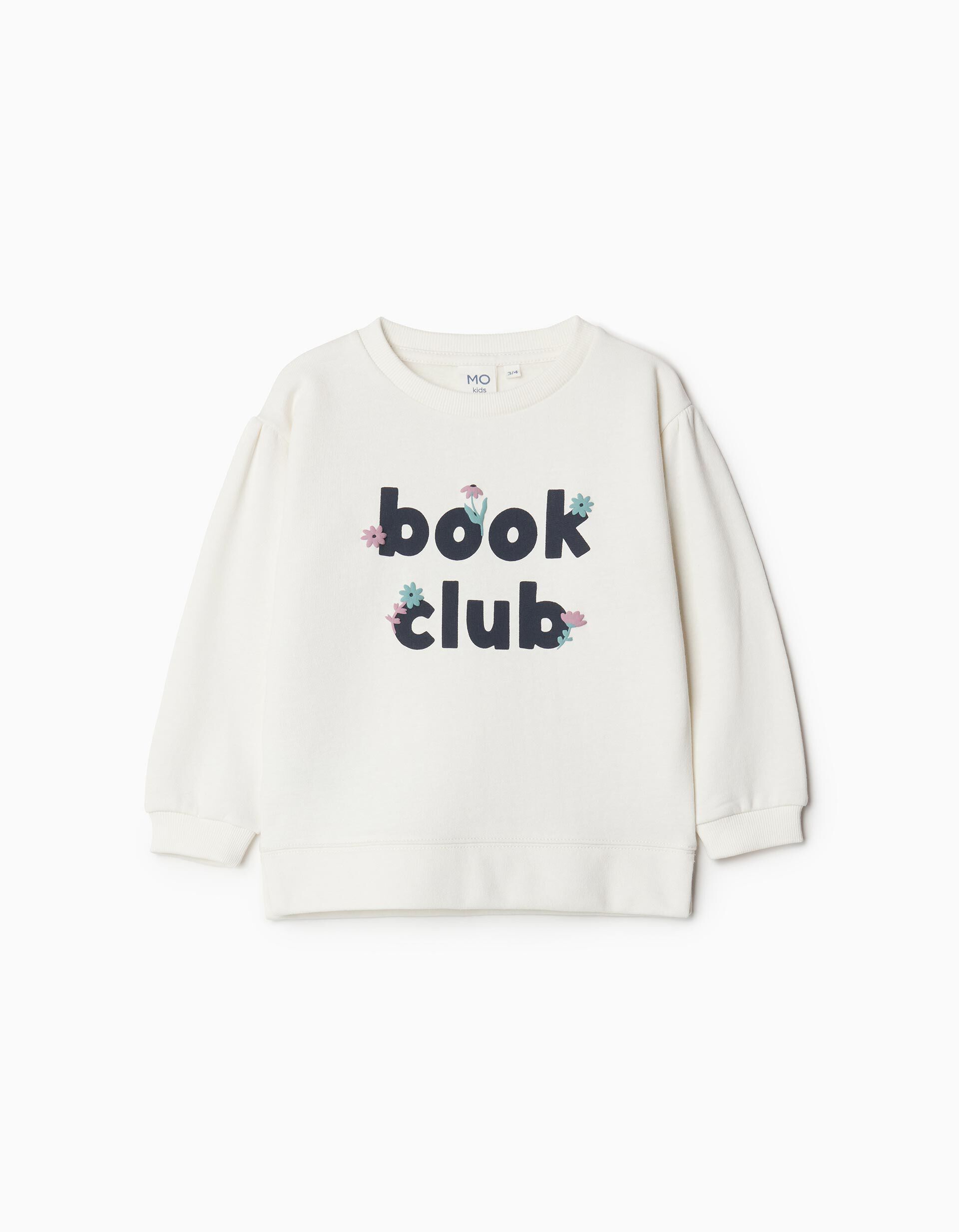 Comprar Online Sweatshirt de Felpa, Menina, Branco