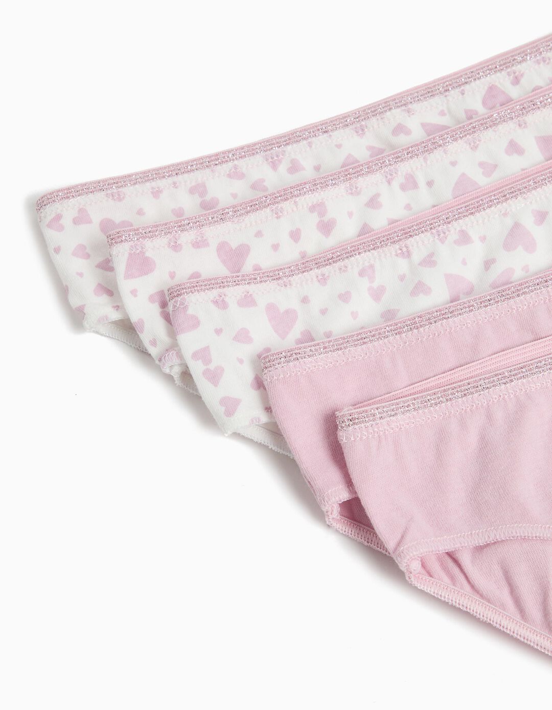 Pack 5 Cuecas, Menina, Multicor