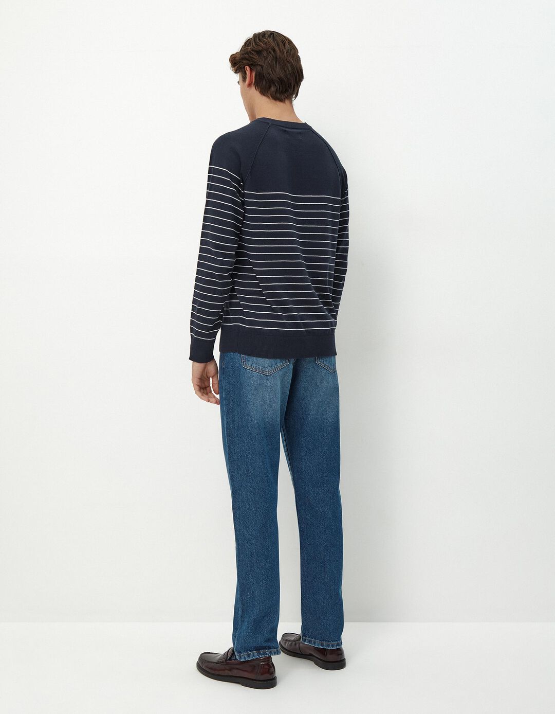 Calças de Ganga Slim Fit, Homem, Azul