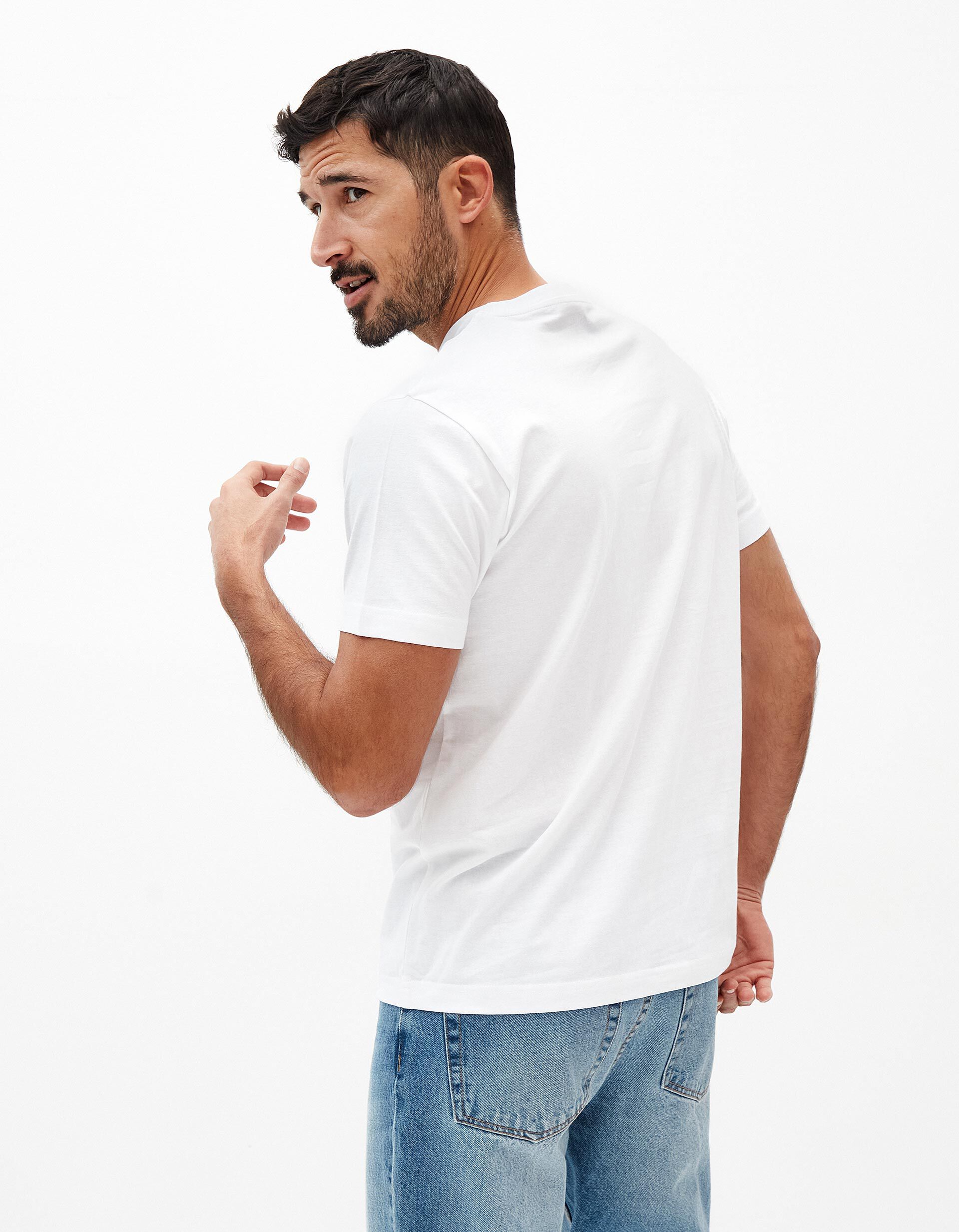 Comprar Online T-shirt Estampado, Homem, Branco