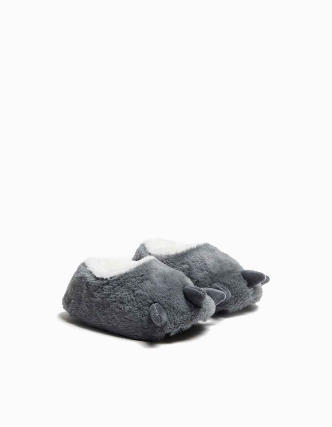 Pantufas de Peluche 'Garras', Menino, Cinzento