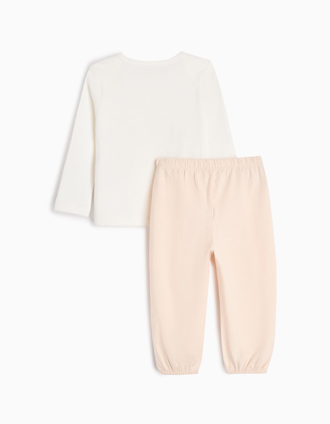 Pijama Jersey, Menina, Rosa Claro